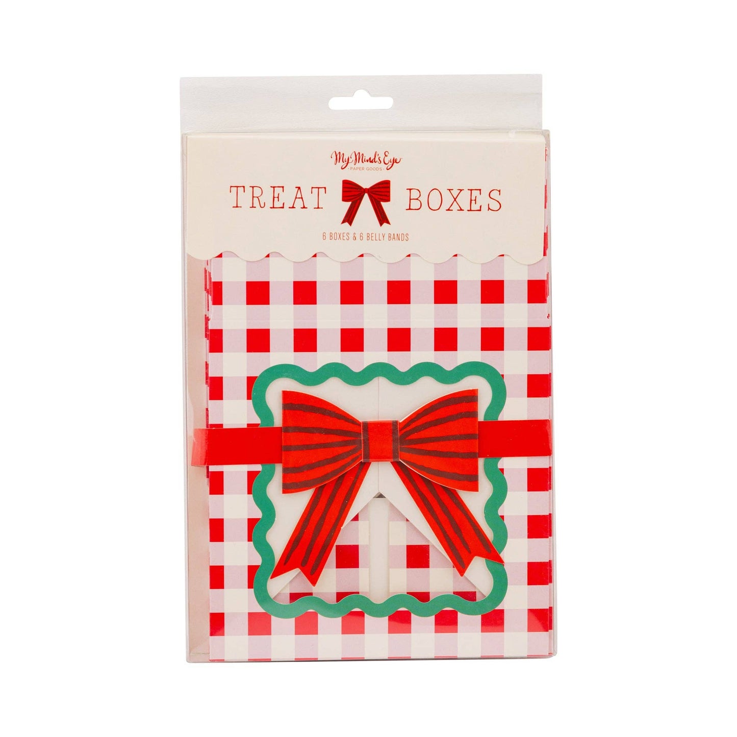 Plaid Christmas Cookie Box