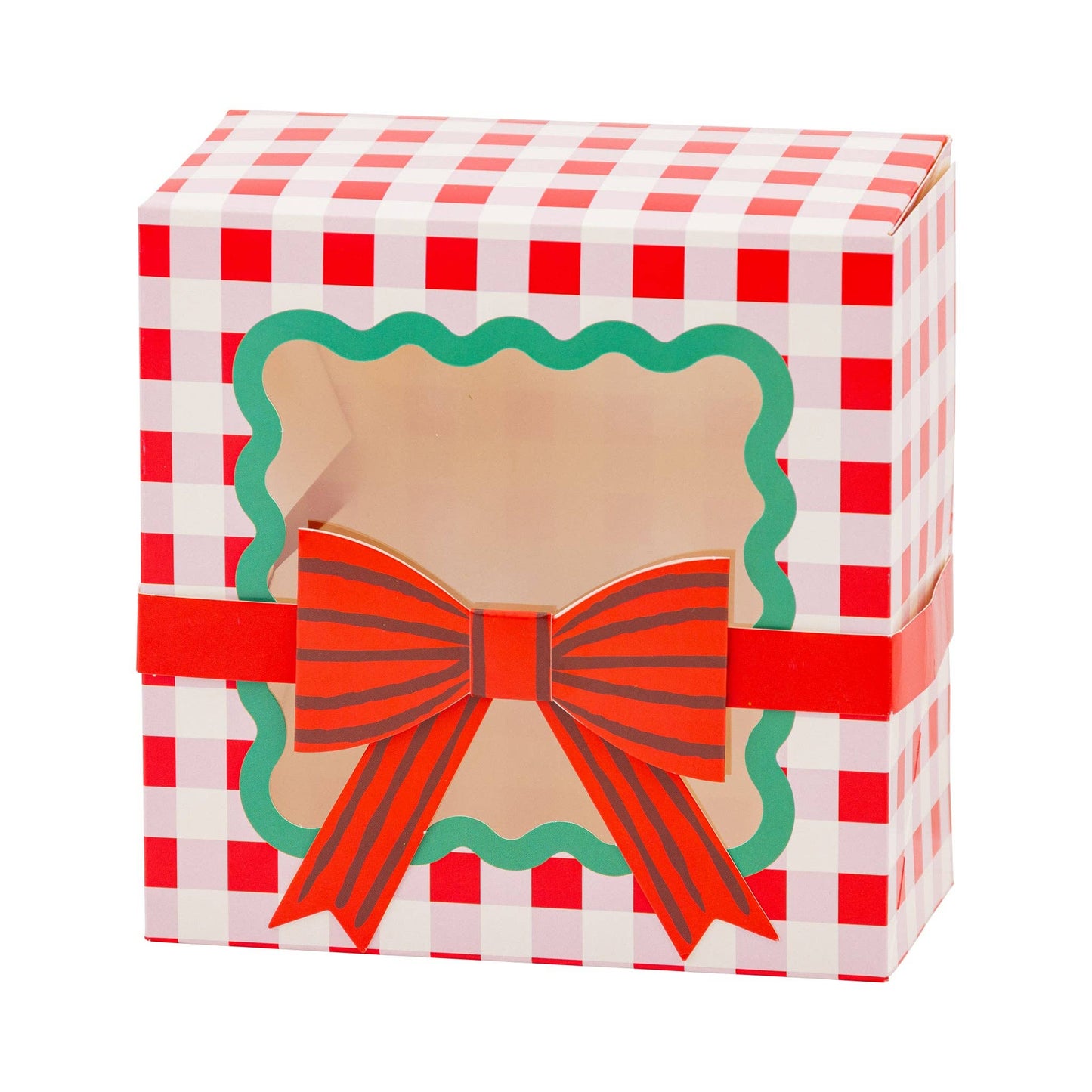 Plaid Christmas Cookie Box