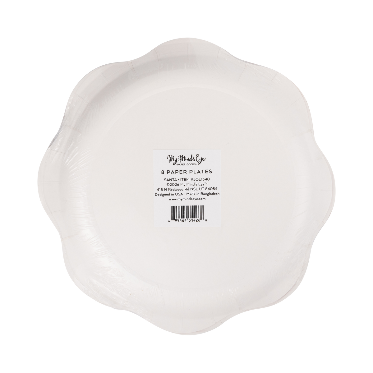Santa Merry Christmas Plate