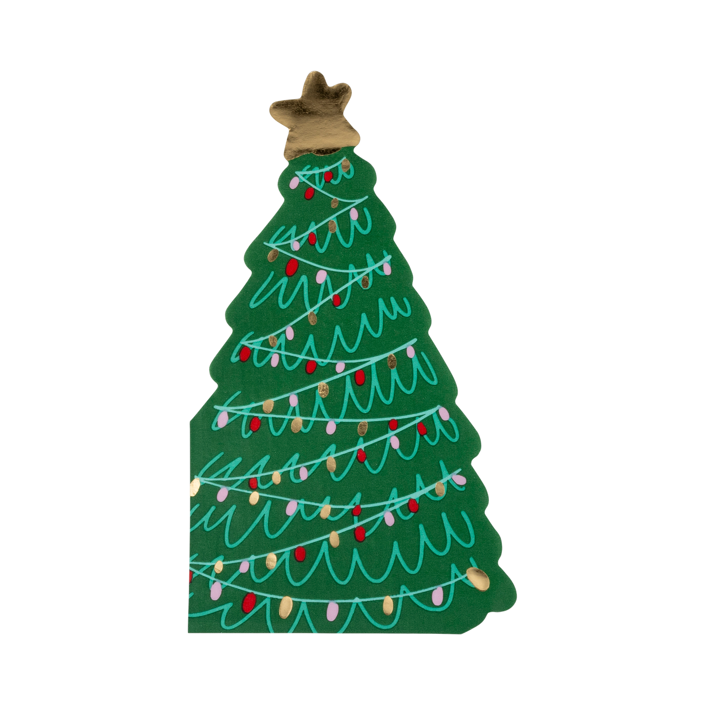 Festive Christmas Tree Dinner Napkin
