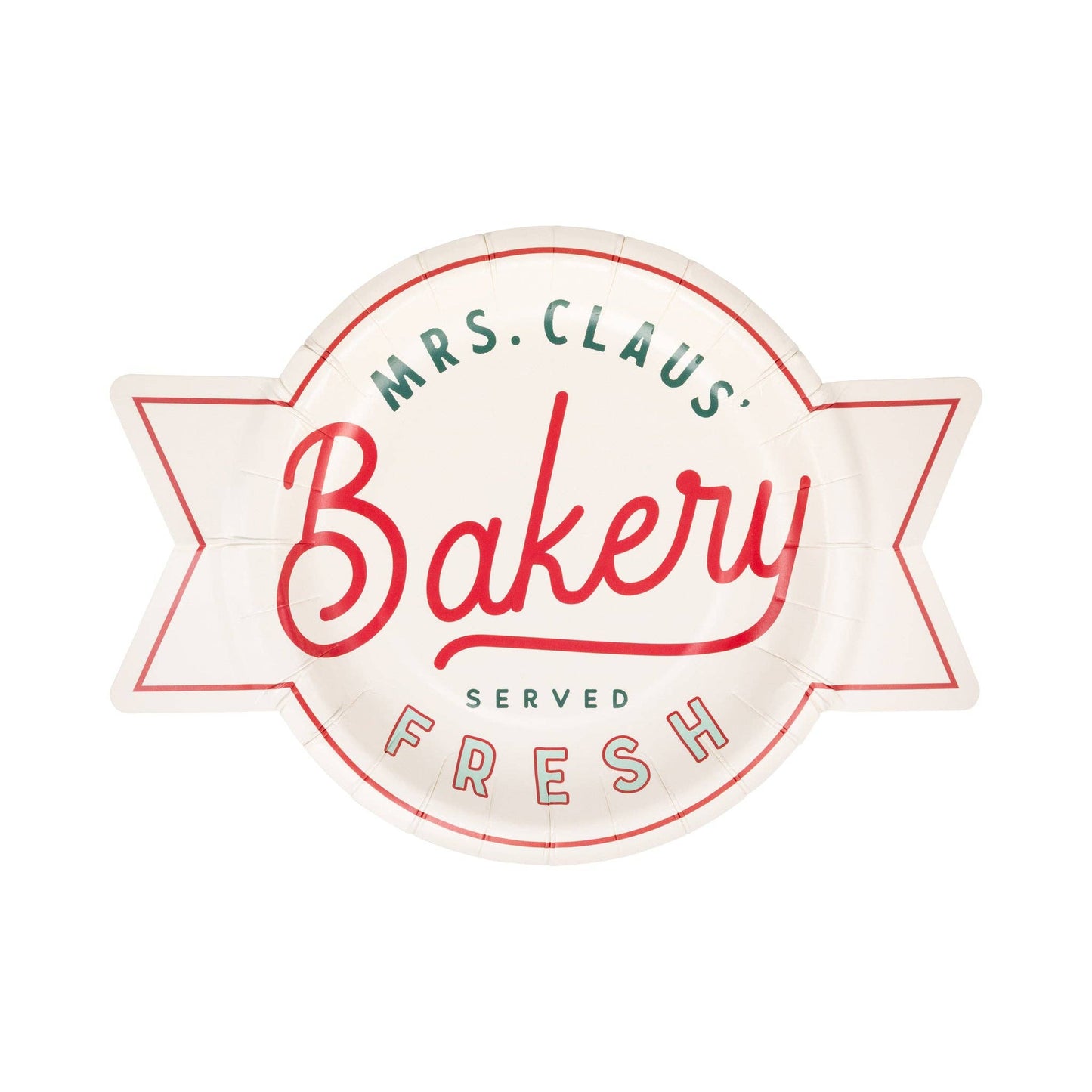 Mrs Claus' Bakery Plate