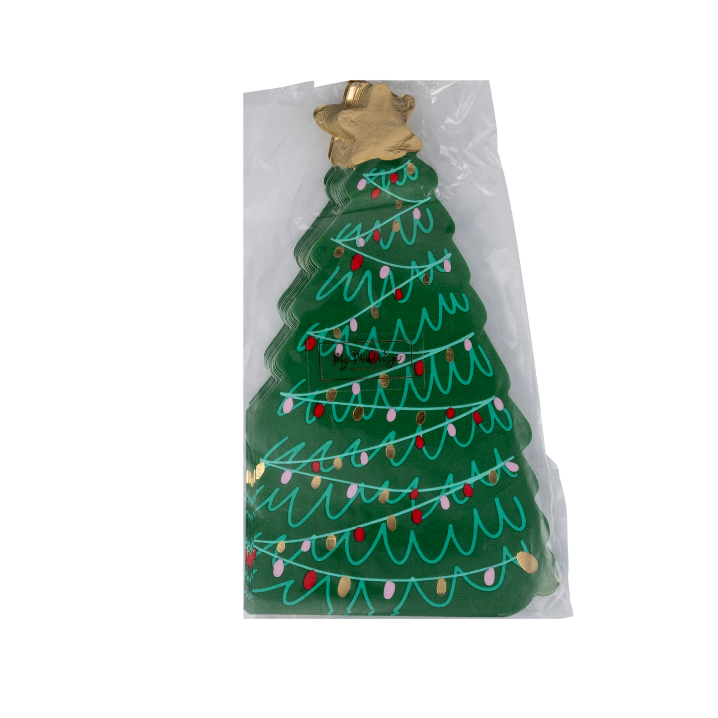 Festive Christmas Tree Dinner Napkin
