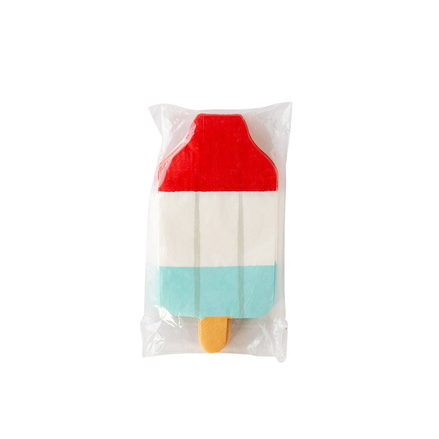 Rocket Pop Shaped Napkins – Patriotic 4th of July Party Napkins (Set of 24)
