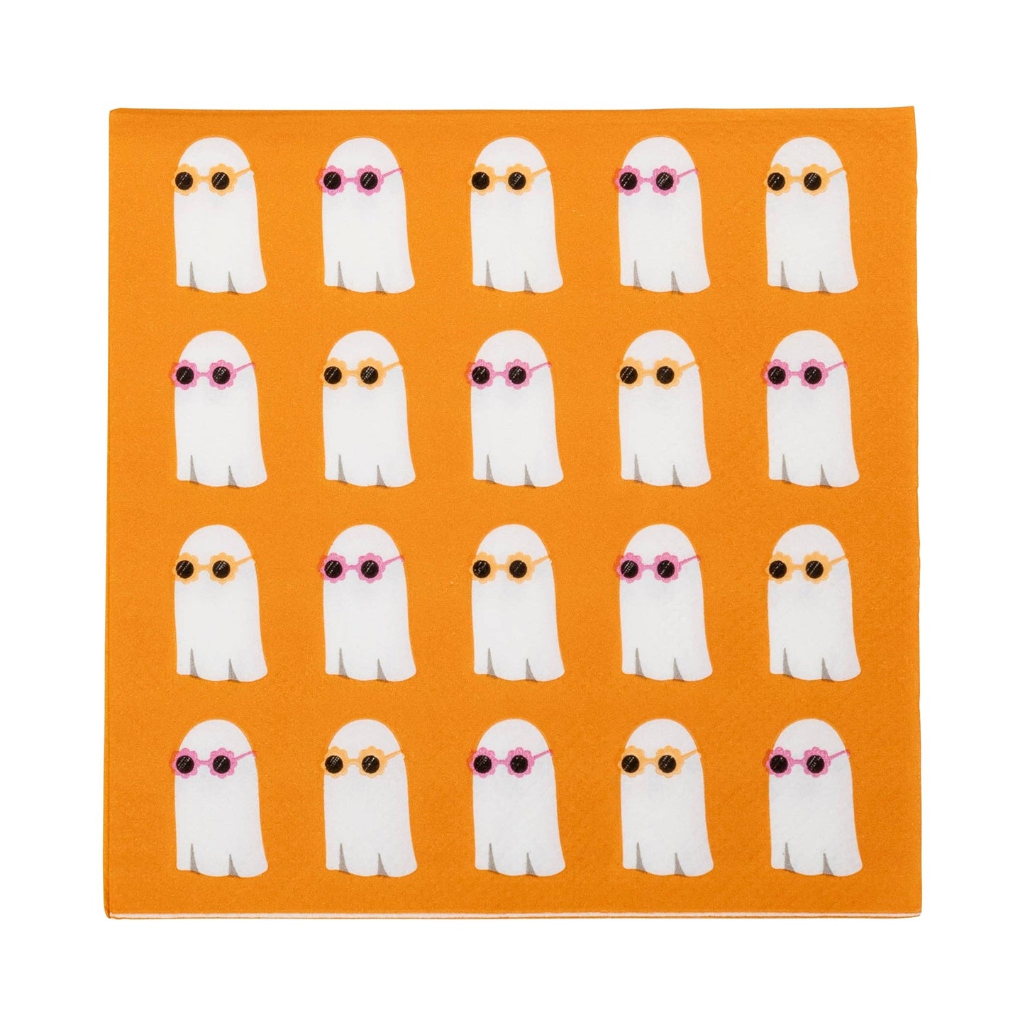 Get ready for some spooky fun with our Groovy Ghosts Cocktail Napkins! These playful and quirky napkins are perfect for your Halloween party and feature a cute ghosts wearing groovy flower sunglasses. With 24 paper napkins included in each pack, these spooktacular napkins are a must-have for any Halloween gathering.