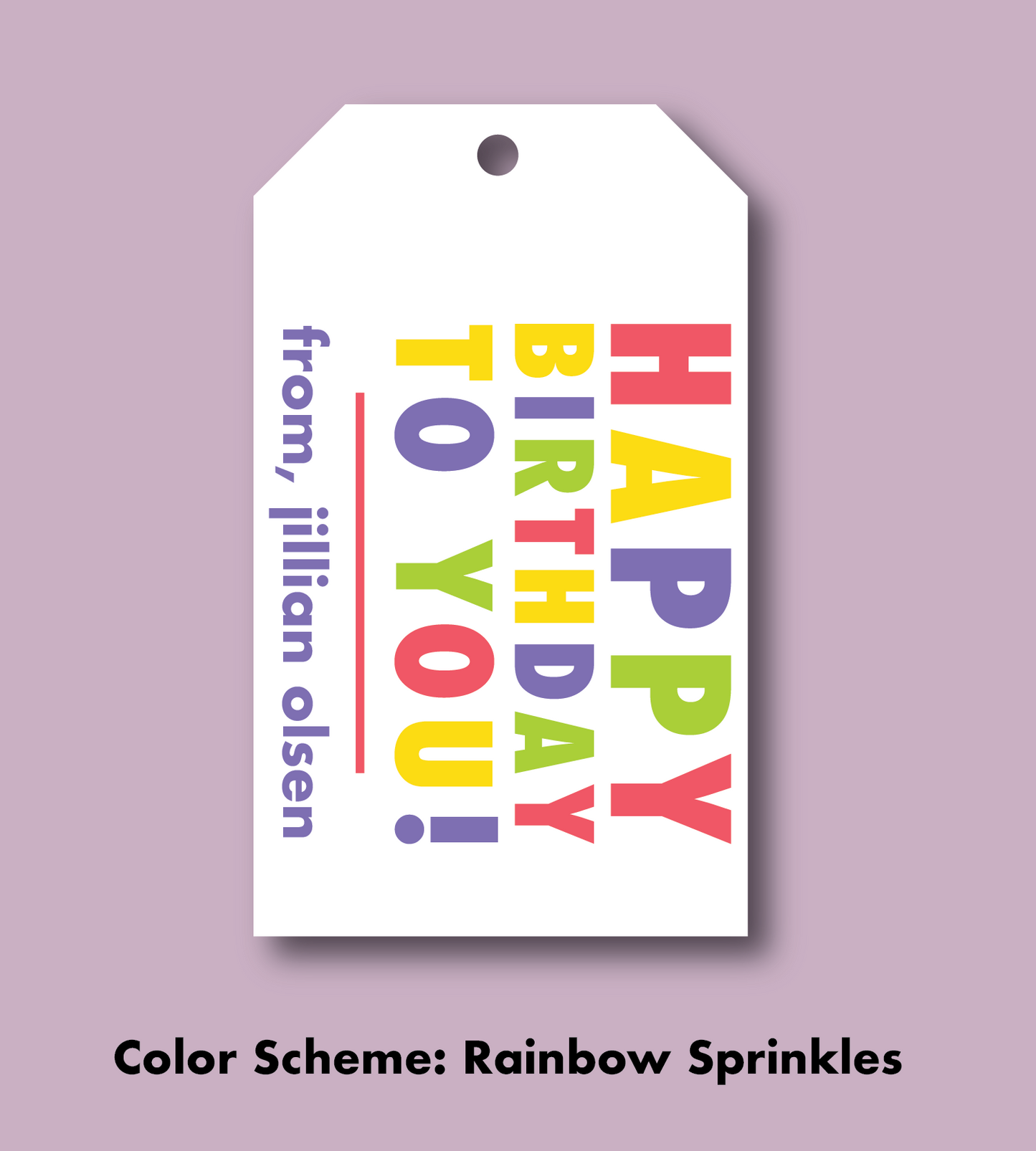 custom gift tags, rainbow gift tags, custom gift tags for boys, custom blue gift tags for boys, custom bright colorful gift tags, custom birthday gift tags, custom groomsmen gift tags, custom bridal party gift tags, custom wedding favor gift tags, custom hostess gift tags, rainbow kids custom gift tags, custom camo gift tags, custom camouflage gift tags, custom blue gift tags, custom green gift tags