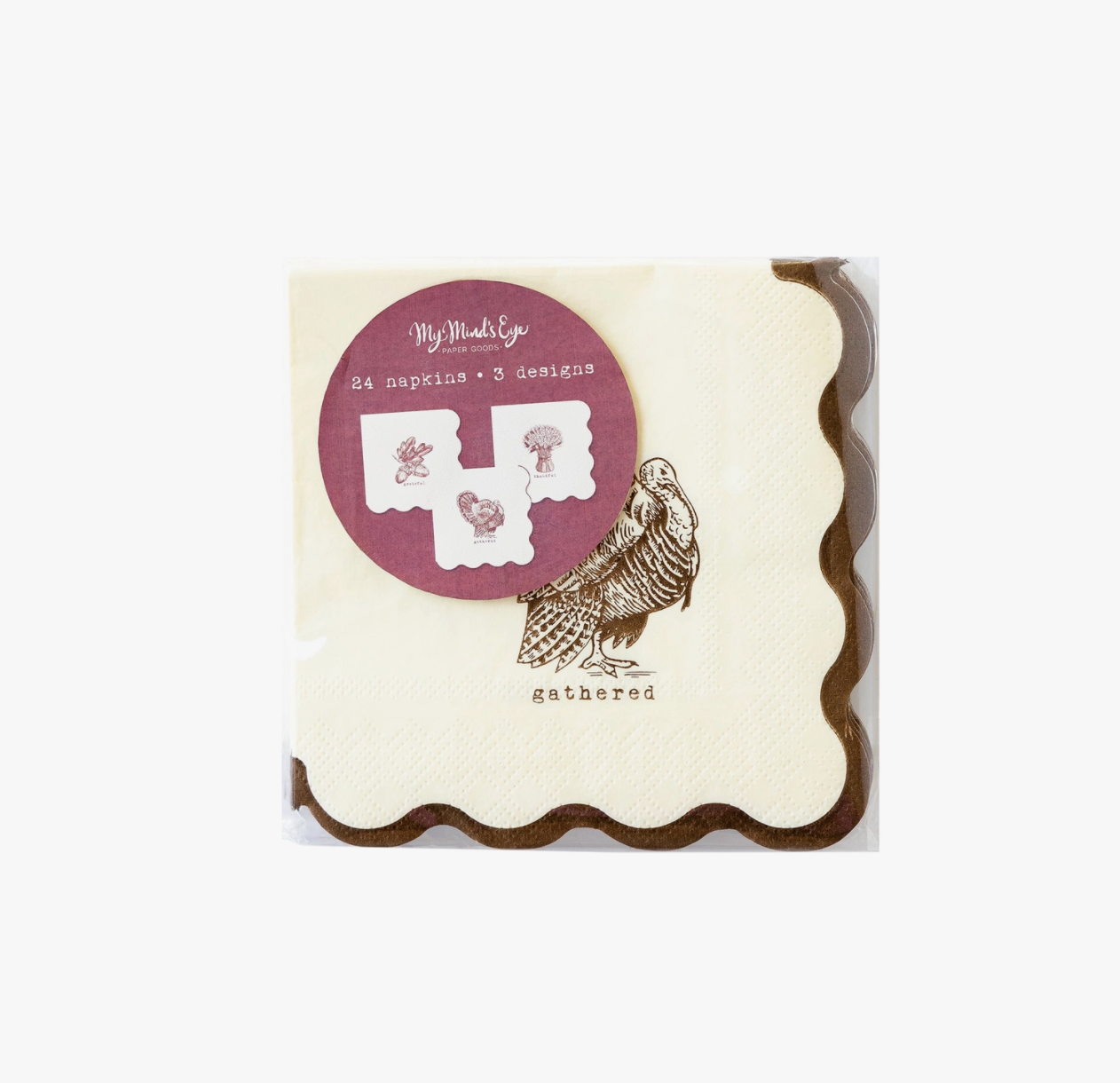 Harvest Icon Thanksgiving Paper Cocktail Napkin Set