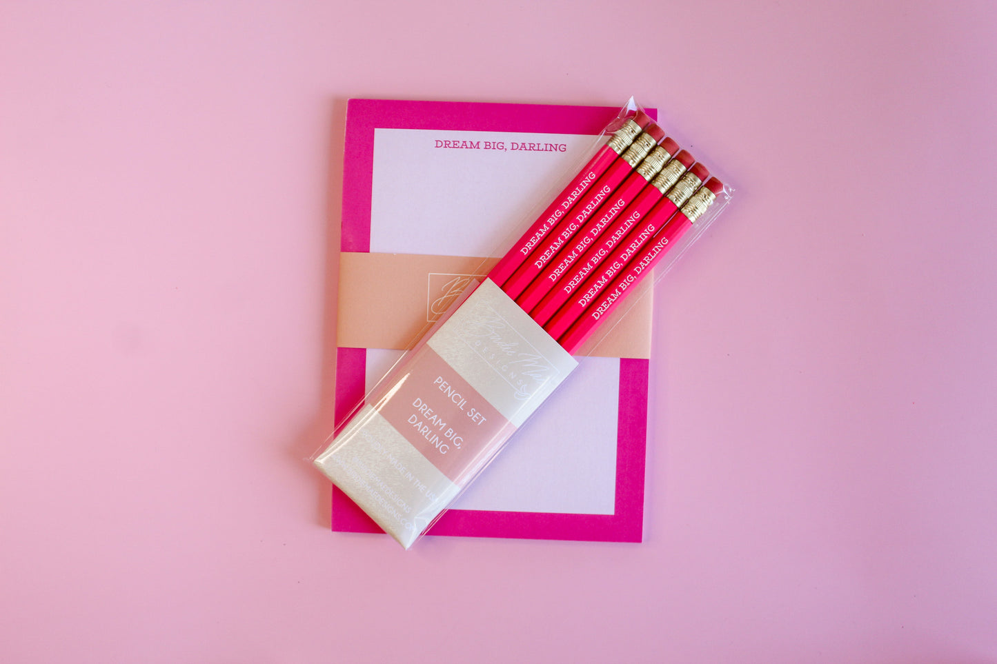Dream Big Darling Pencil and Notepad Bundle