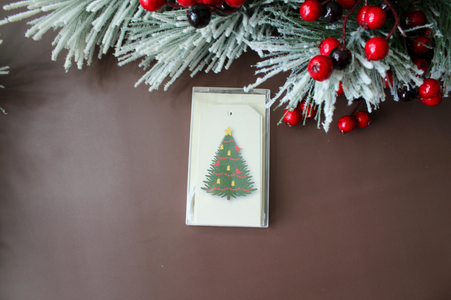 Our Cardinal Red Bird Christmas Tree gift tags add a festive touch to your holiday presents. These cute tags come in sets of eight and include pre-cut string.