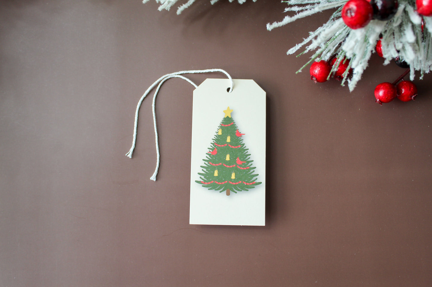 Our Cardinal Red Bird Christmas Tree gift tags add a festive touch to your holiday presents. These cute tags come in sets of eight and include pre-cut string.