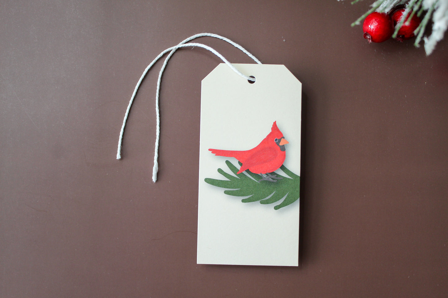 Our Cardinal Red Bird Christmas gift tags add a festive touch to your holiday presents. These cute tags come in sets of eight and include pre-cut string.