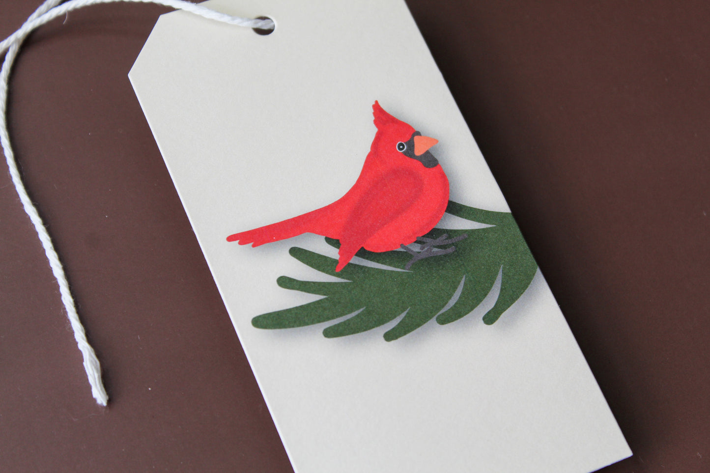 Our Cardinal Red Bird Christmas gift tags add a festive touch to your holiday presents. These cute tags come in sets of eight and include pre-cut string.