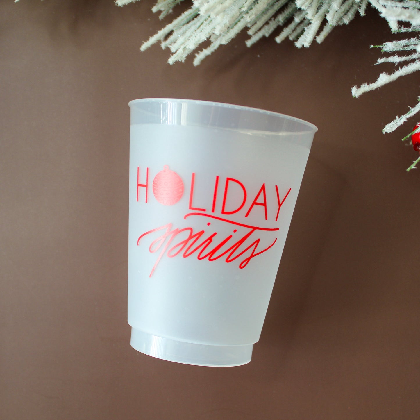 Holiday Spirits Christmas Party Cups