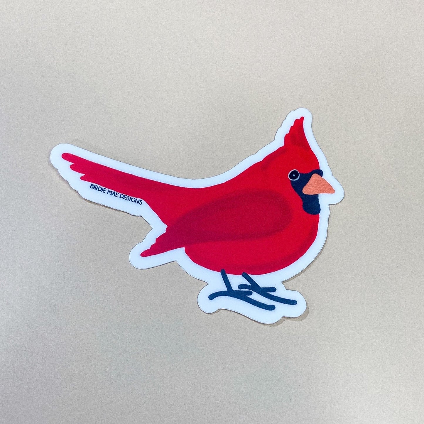 Cardinal Red Bird Sticker