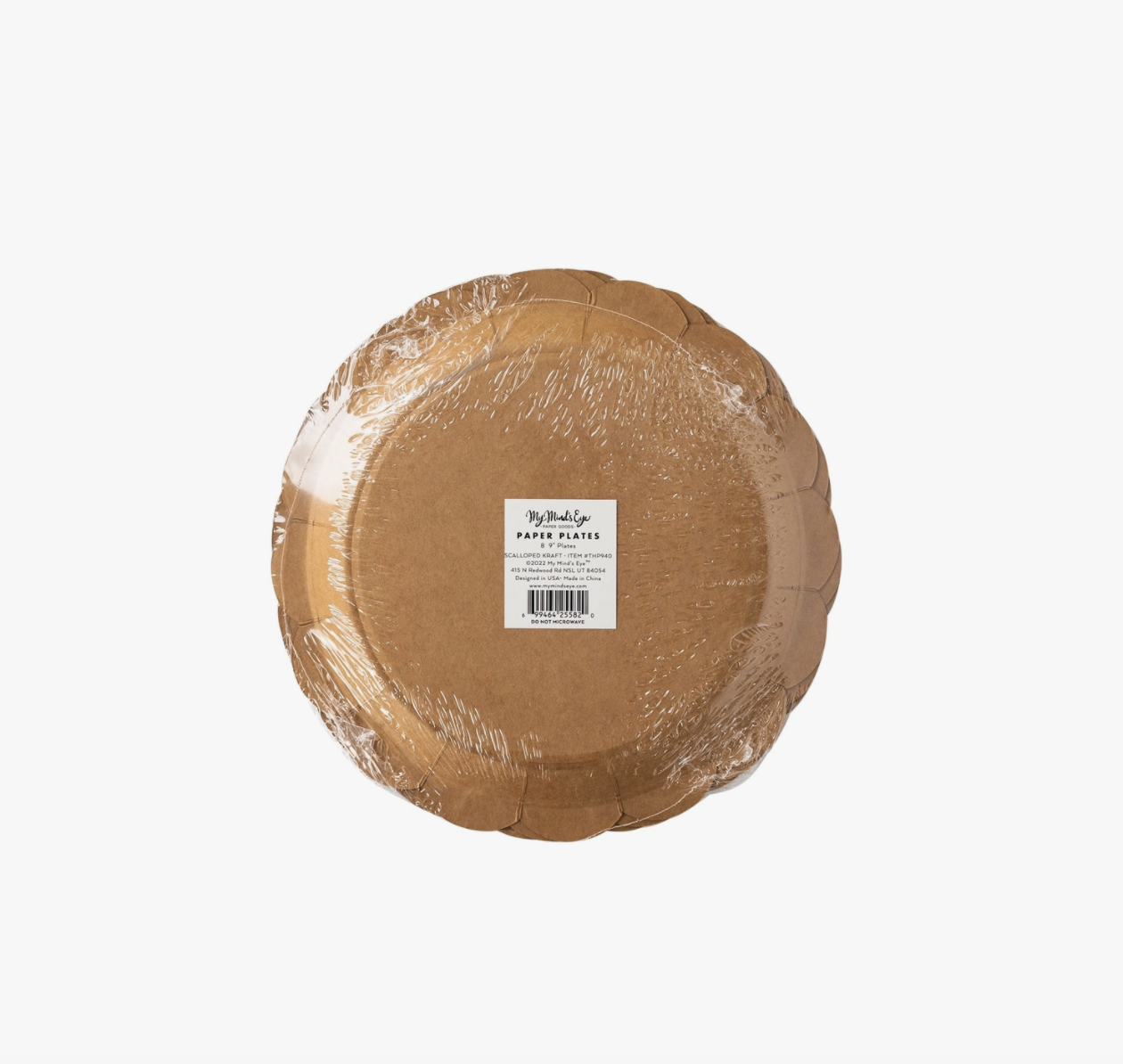 Harvest Scallop Kraft Plate