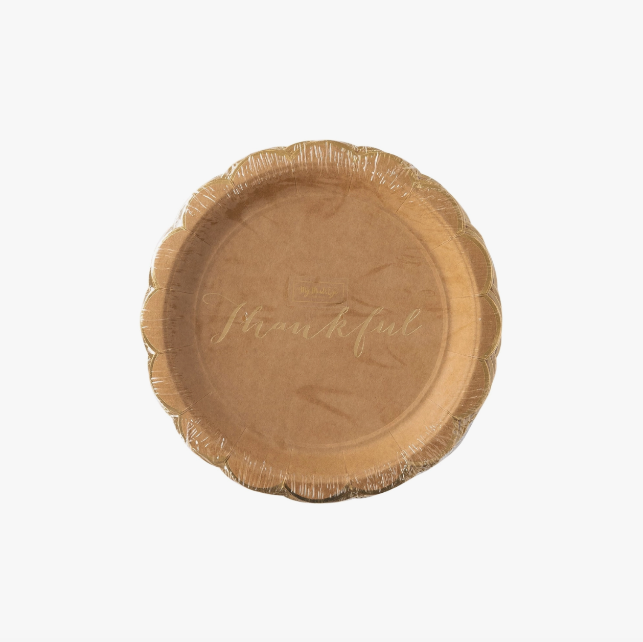 Harvest Scallop Kraft Plate