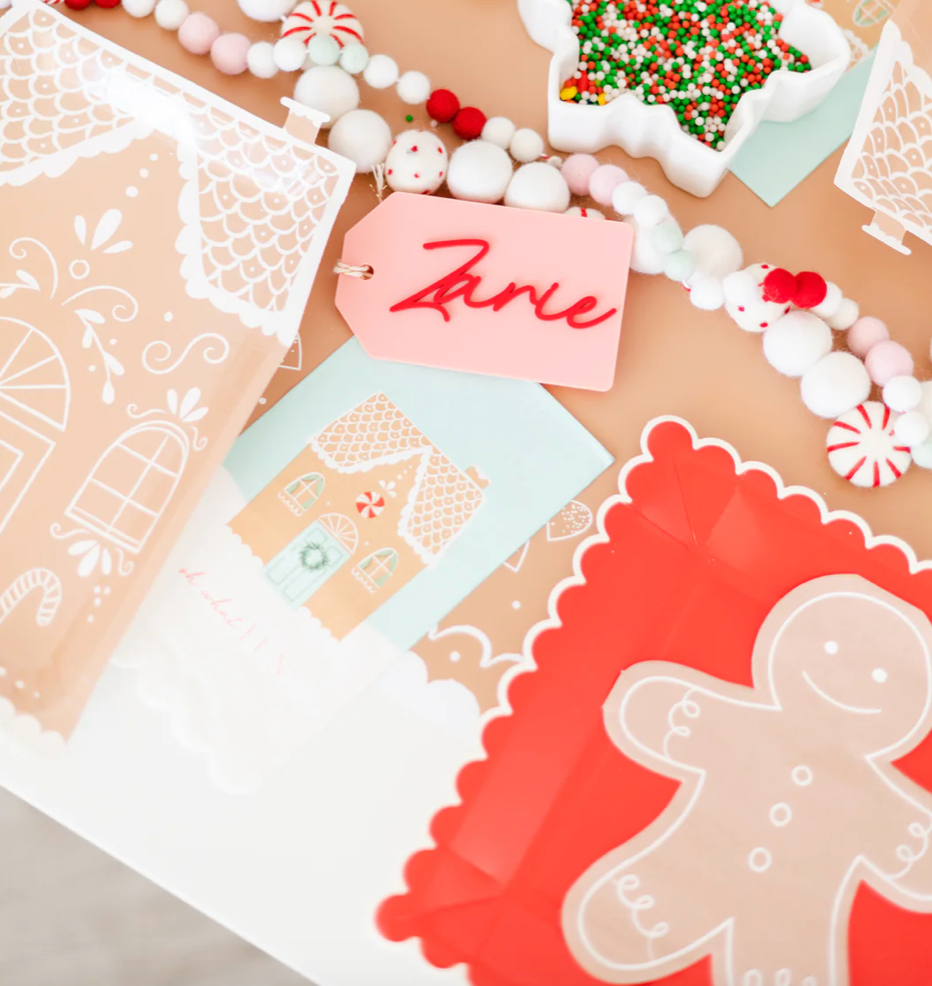 Gingerbread Man Shaped Napkin