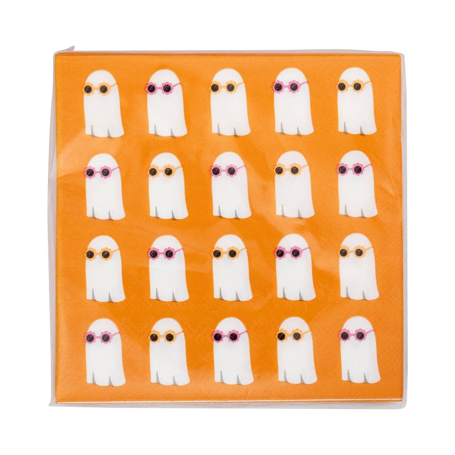 Get ready for some spooky fun with our Groovy Ghosts Cocktail Napkins! These playful and quirky napkins are perfect for your Halloween party and feature a cute ghosts wearing groovy flower sunglasses. With 24 paper napkins included in each pack, these spooktacular napkins are a must-have for any Halloween gathering.
