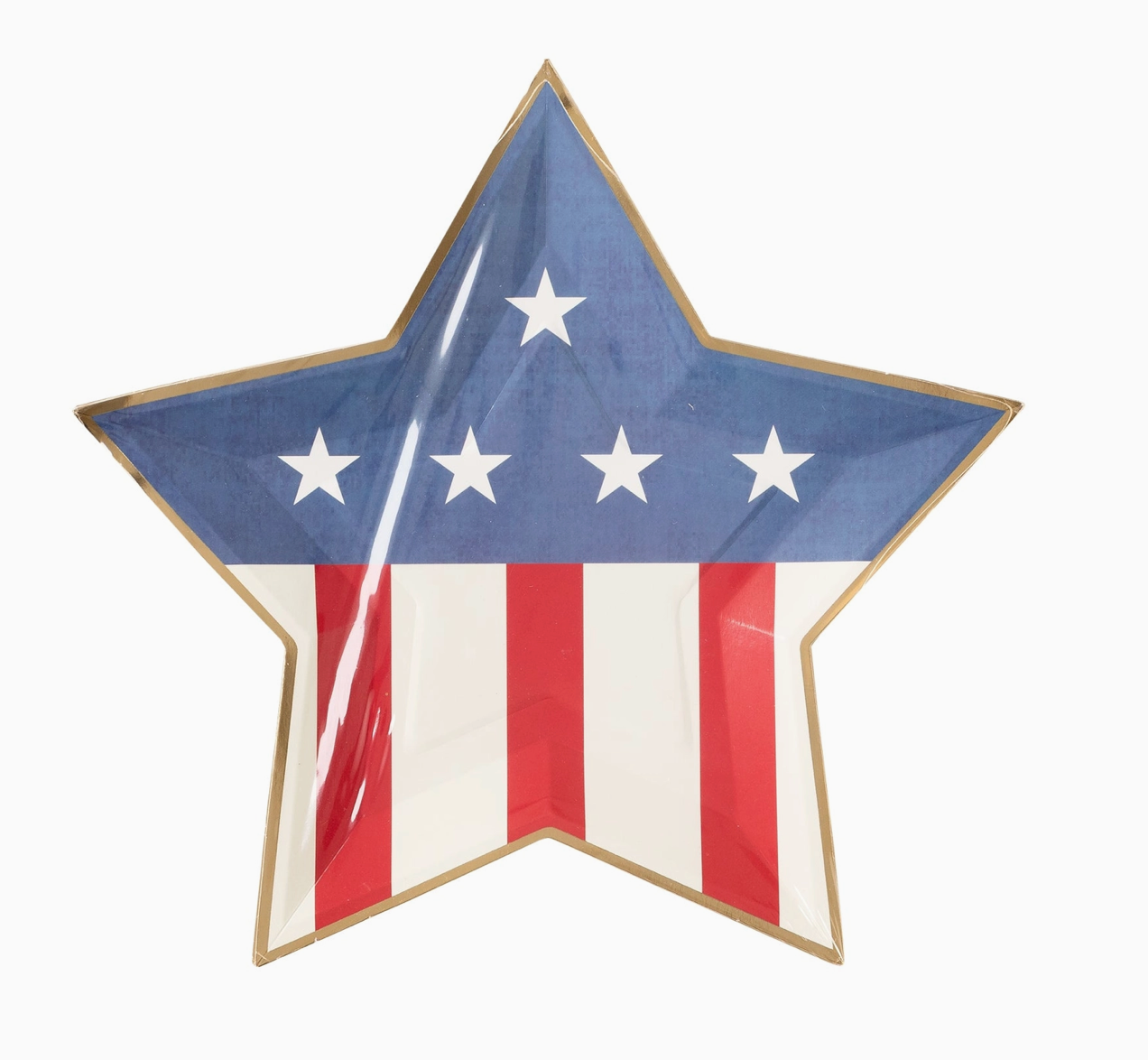Star Shaped Paper Plate, July 4 Party Plate, Patriotic Plates, Patriotic Party Supplies, Fourth of July Party Supplies, Memorial Day Party Supplies, Red White and Blue Straws