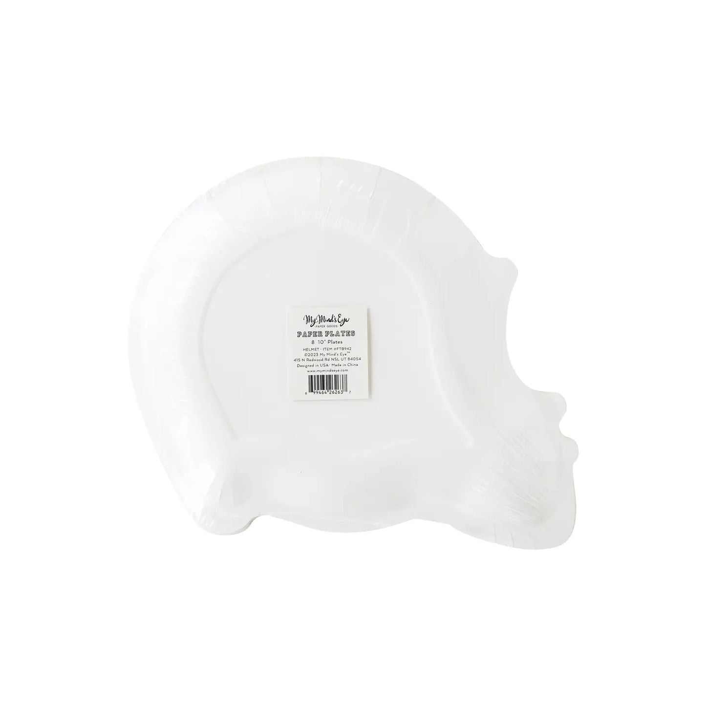 football helmet party plates