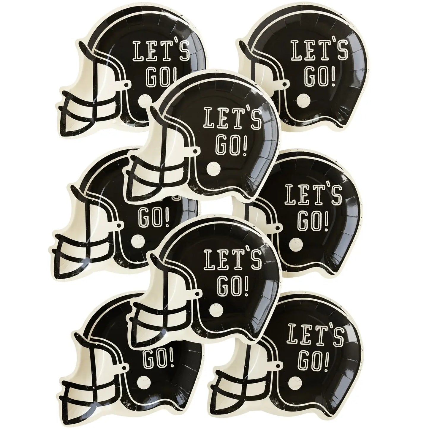 football helmet party plates