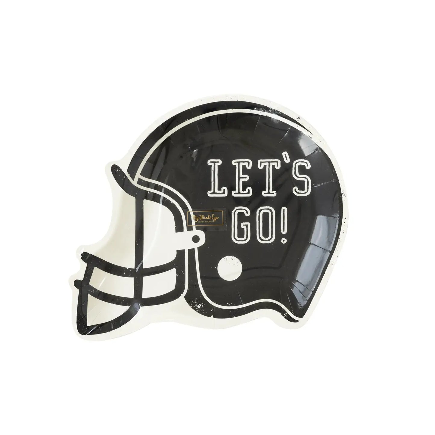 football helmet party plates