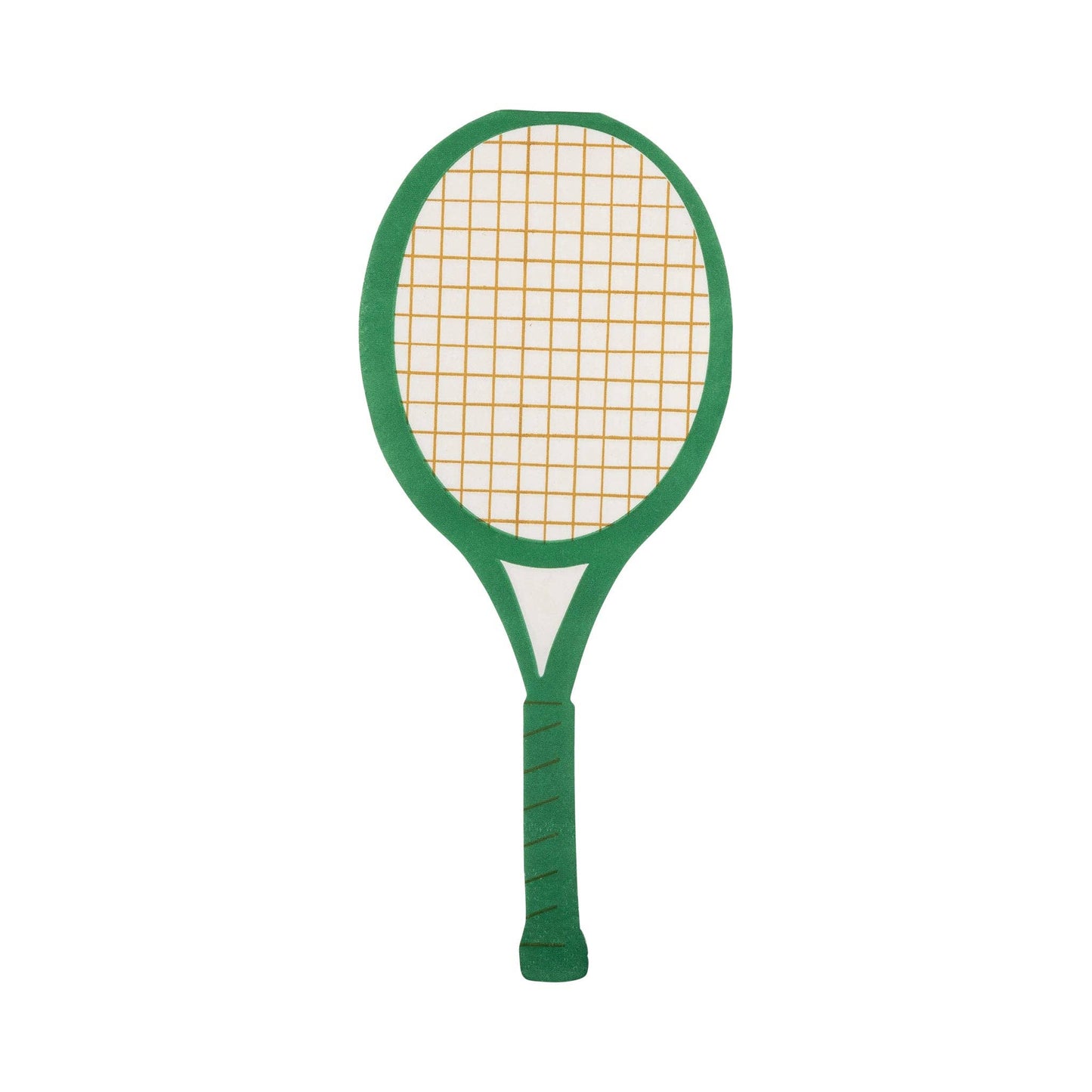 Tennis racket napkins
Tennis-themed party supplies
Sports party cocktail napkins
Gold foil tennis napkins
Tennis birthday party decorations
Country club party tableware
Tennis event essentials
Shaped paper napkins
Tennis banquet supplies
Unique party napkins