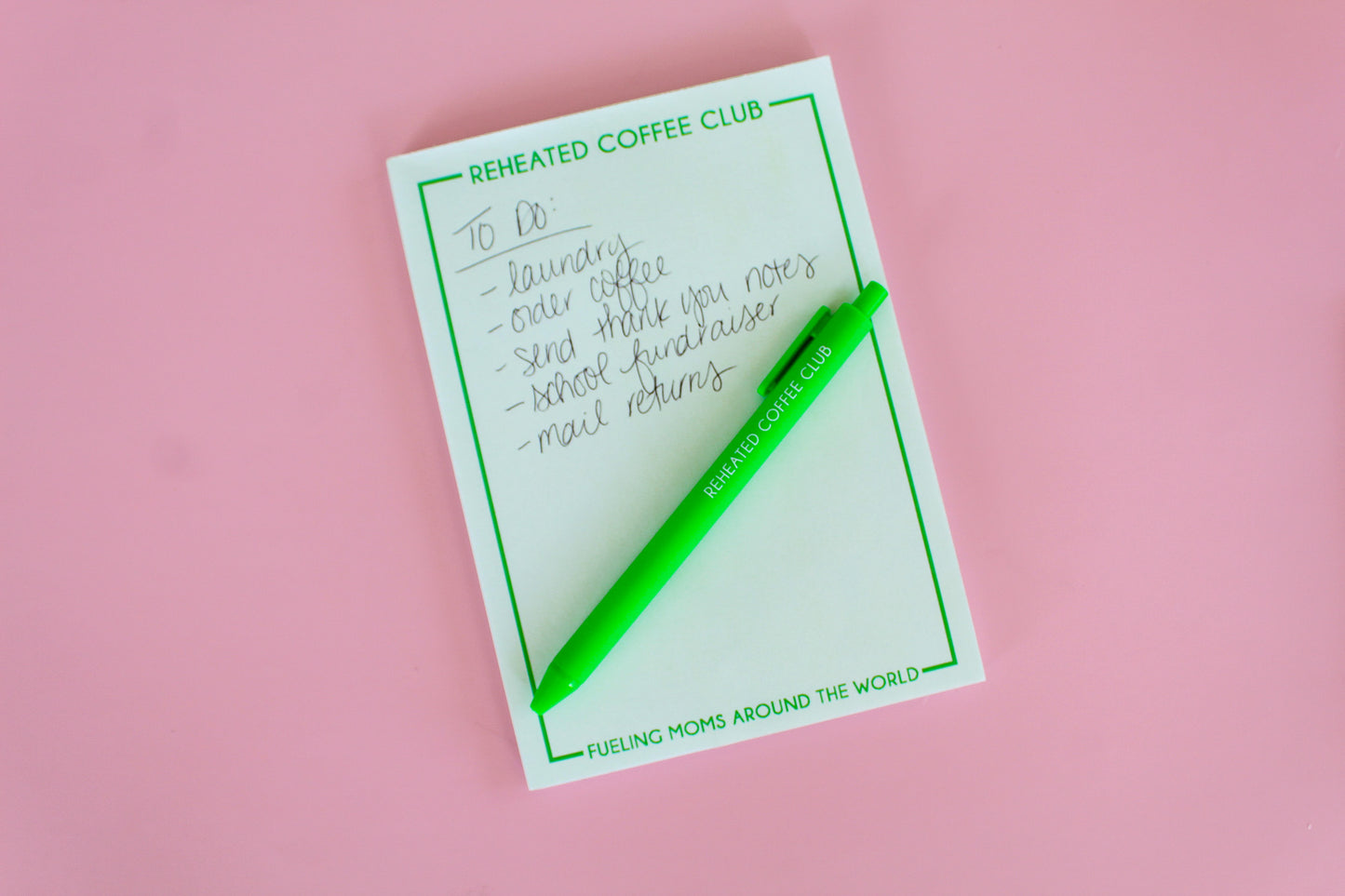 Mom Notepad
Busy Mom Gift
Funny Mom Notepad
Reheated Coffee Club Gift
Coffee Lover Notepad
Gifts for Coffee Moms
Mom Life Stationery
Cute Notepad for Moms
Funny Stationery Gift
Notepad for Coffee Lovers
Small Gifts for Moms
Tear-Off Notepad
Relatable Mom Gifts
Practical Mom Gift Ideas
Full-Color Notepad Made in USA
Funny Desk Accessories for Moms
Mom To-Do List Notepad
Motherhood Notepad Gift
Perfect Gift for Busy Moms
Made in USA Notepad