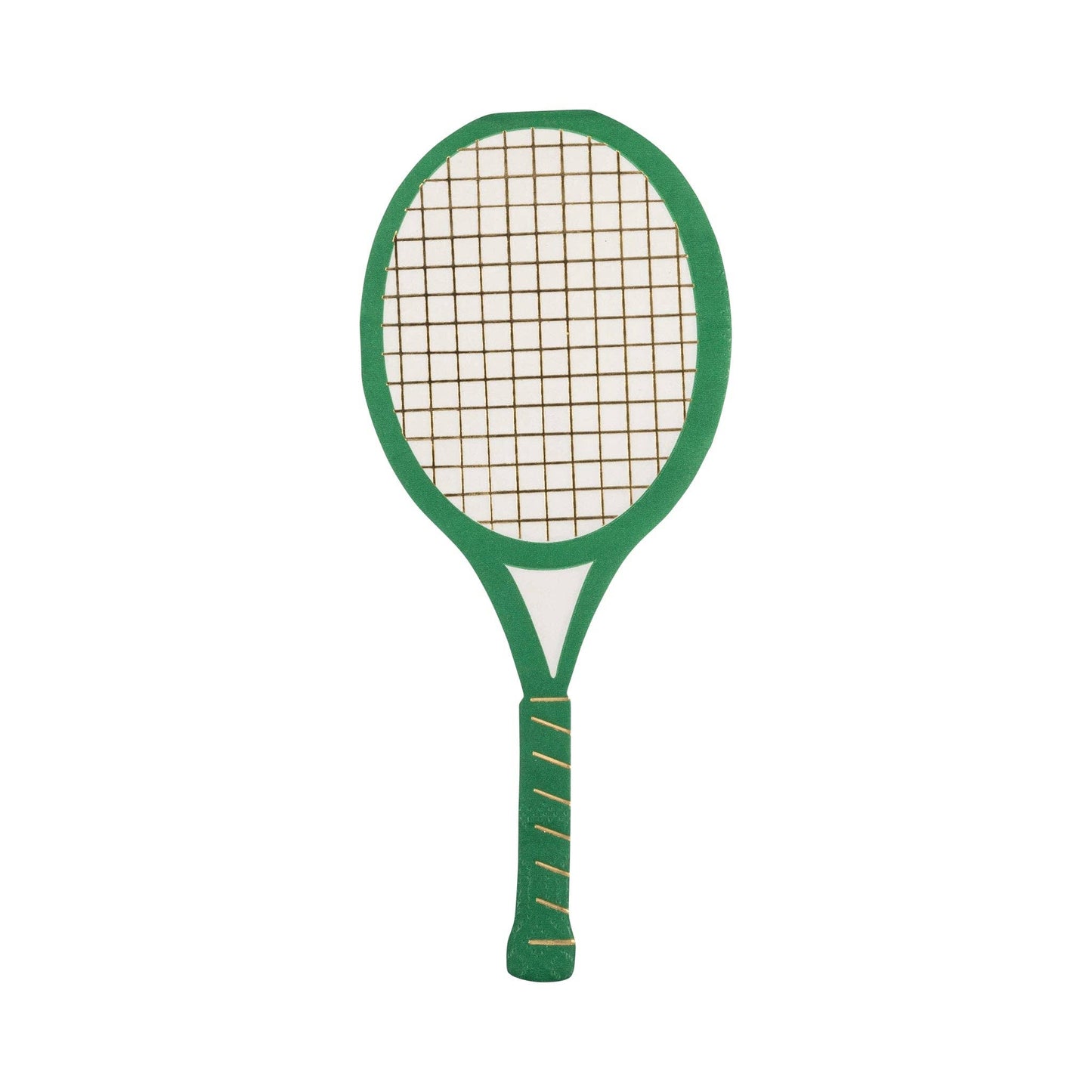 Tennis racket napkins
Tennis-themed party supplies
Sports party cocktail napkins
Gold foil tennis napkins
Tennis birthday party decorations
Country club party tableware
Tennis event essentials
Shaped paper napkins
Tennis banquet supplies
Unique party napkins