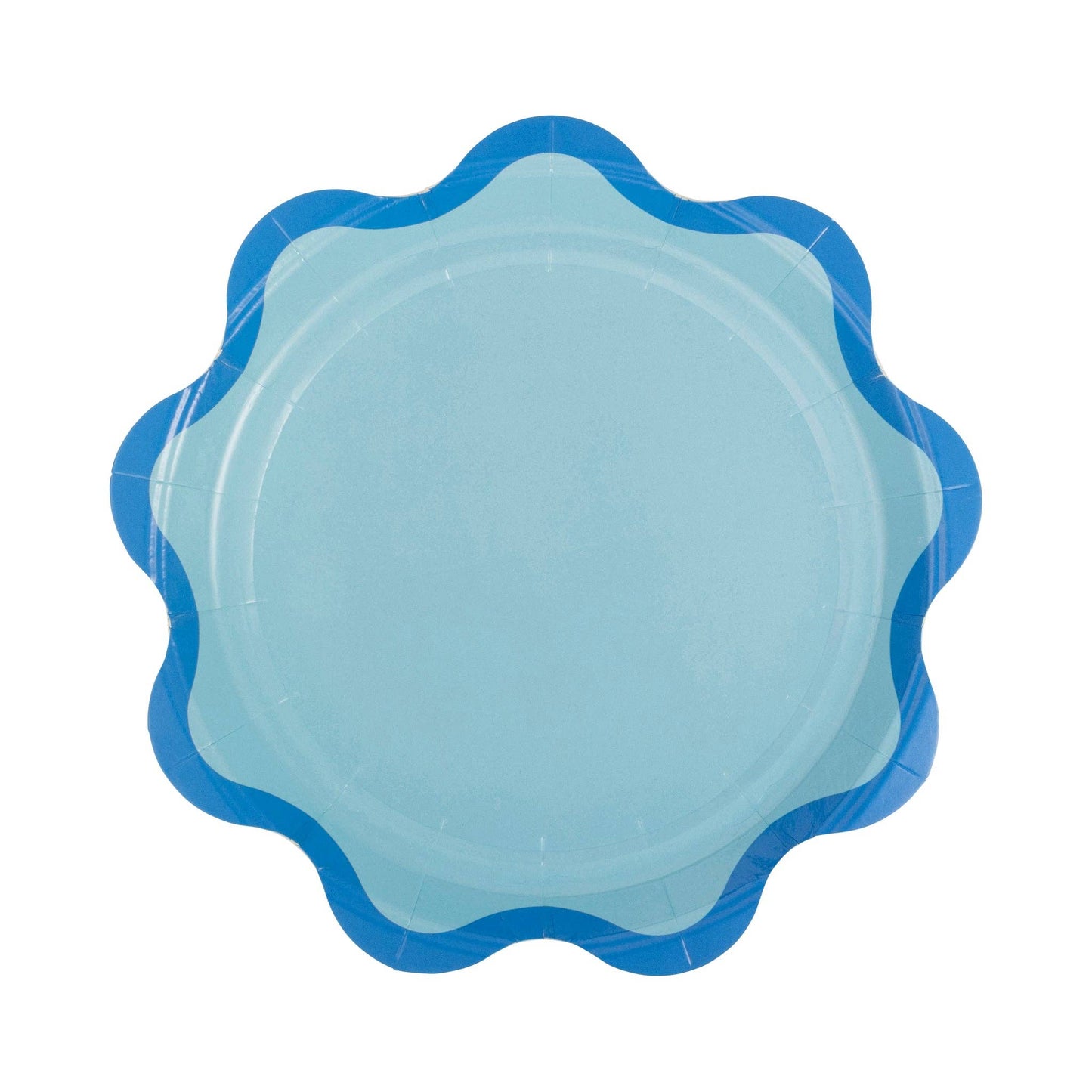 Whimsical ric rac paper plates with a playful wavy edge, adding charm to kids' birthdays, tea parties, and picnics.