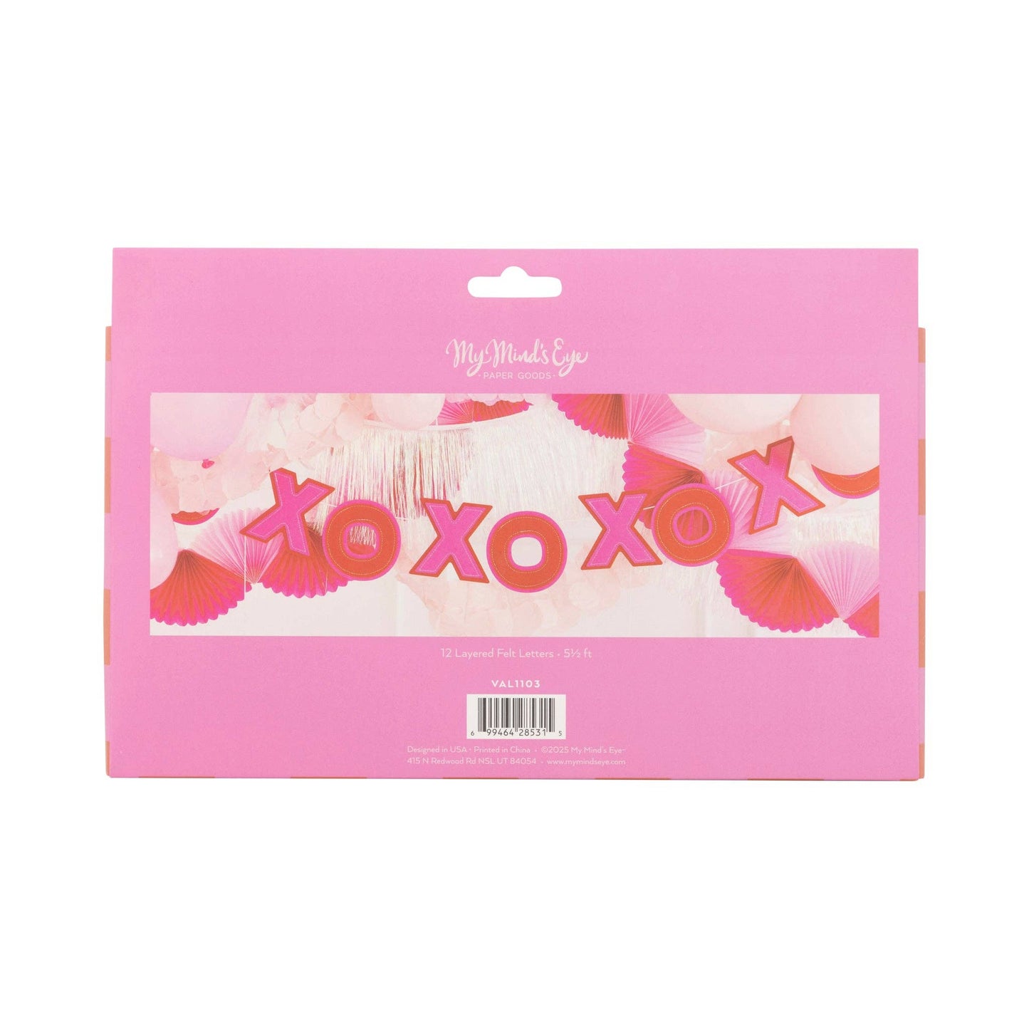 Add a playful and charming touch to your Valentine's Day celebrations with our XOXO Felt Banner! This beautifully designed banner is perfect for creating a festive atmosphere, whether you're decorating for a romantic dinner, a Galentine's Day gathering, or simply adding a bit of love to your home decor.