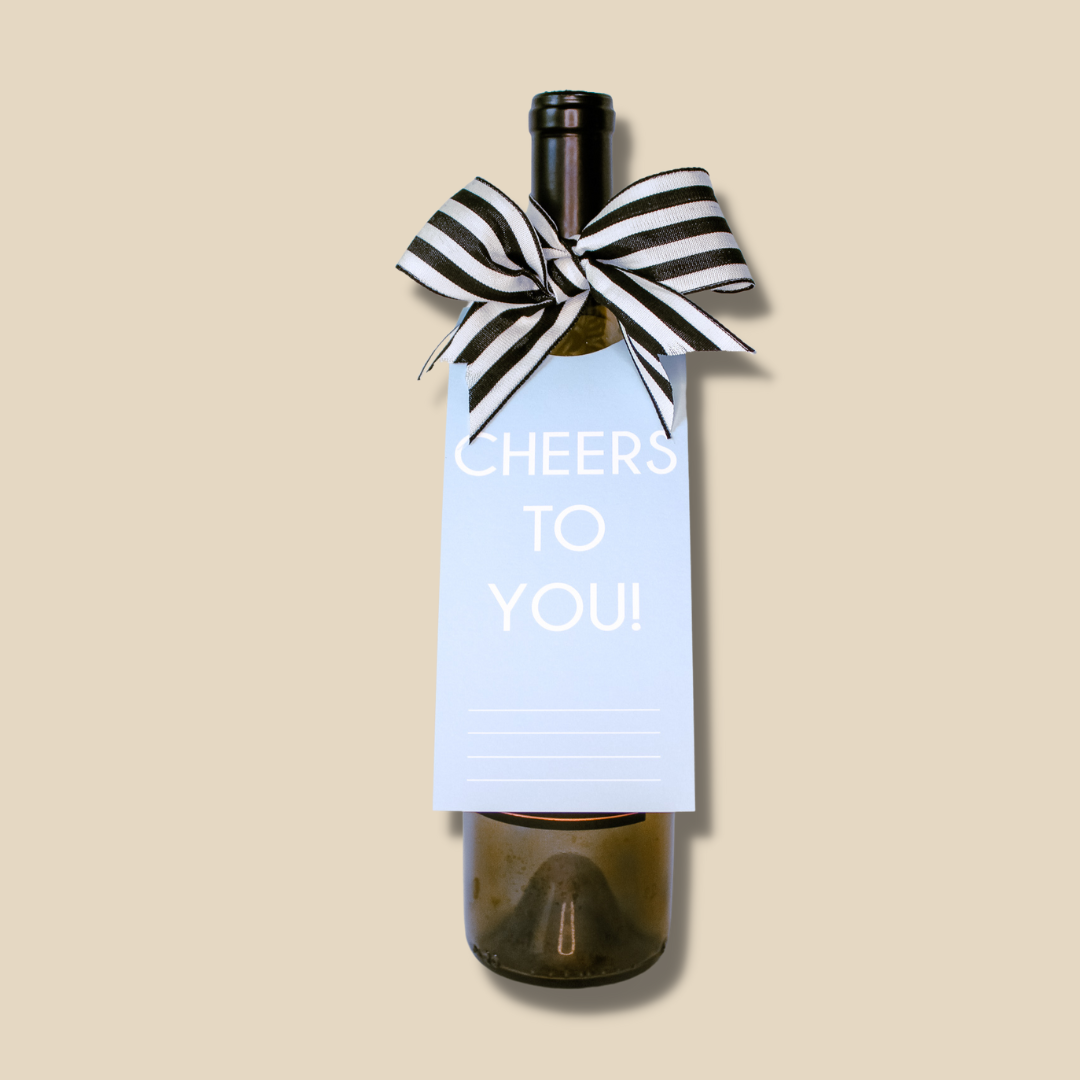 Cheers to You! Bottle Neck Gift Tag