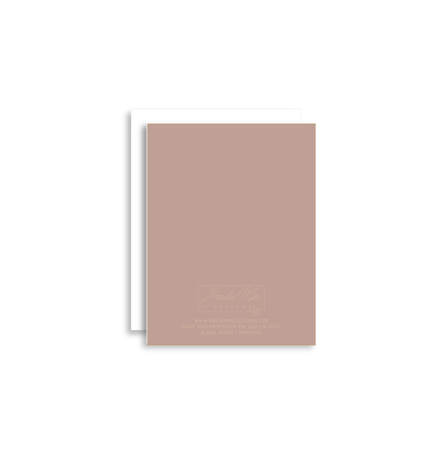 Our "Hats Off To You!" greeting card Each card is folded to 4.25" tall by 5.5" wide, is blank inside and comes with a matching white envelope. Cards are packaged in cellophane sleeves. Perfect way to accent an gift to say congratulations or good luck!