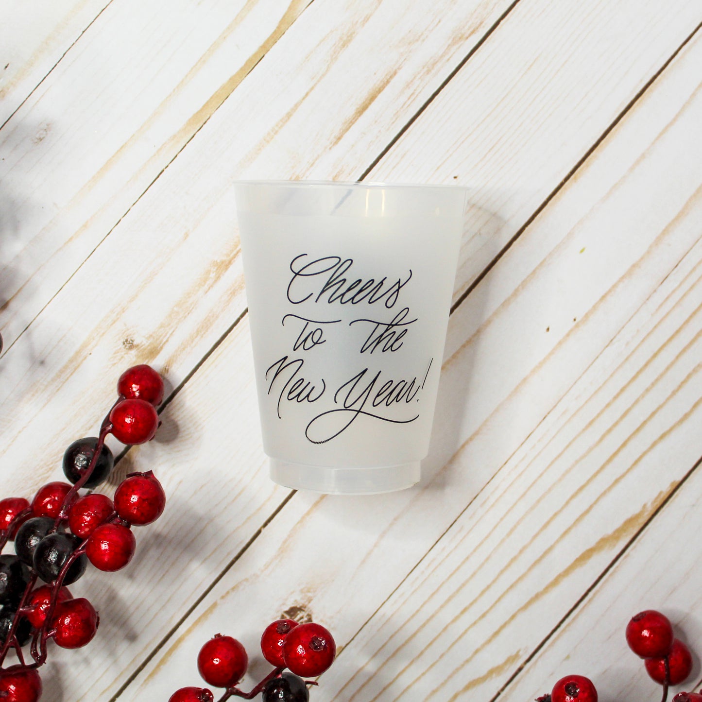 Cheers to the new year party cups