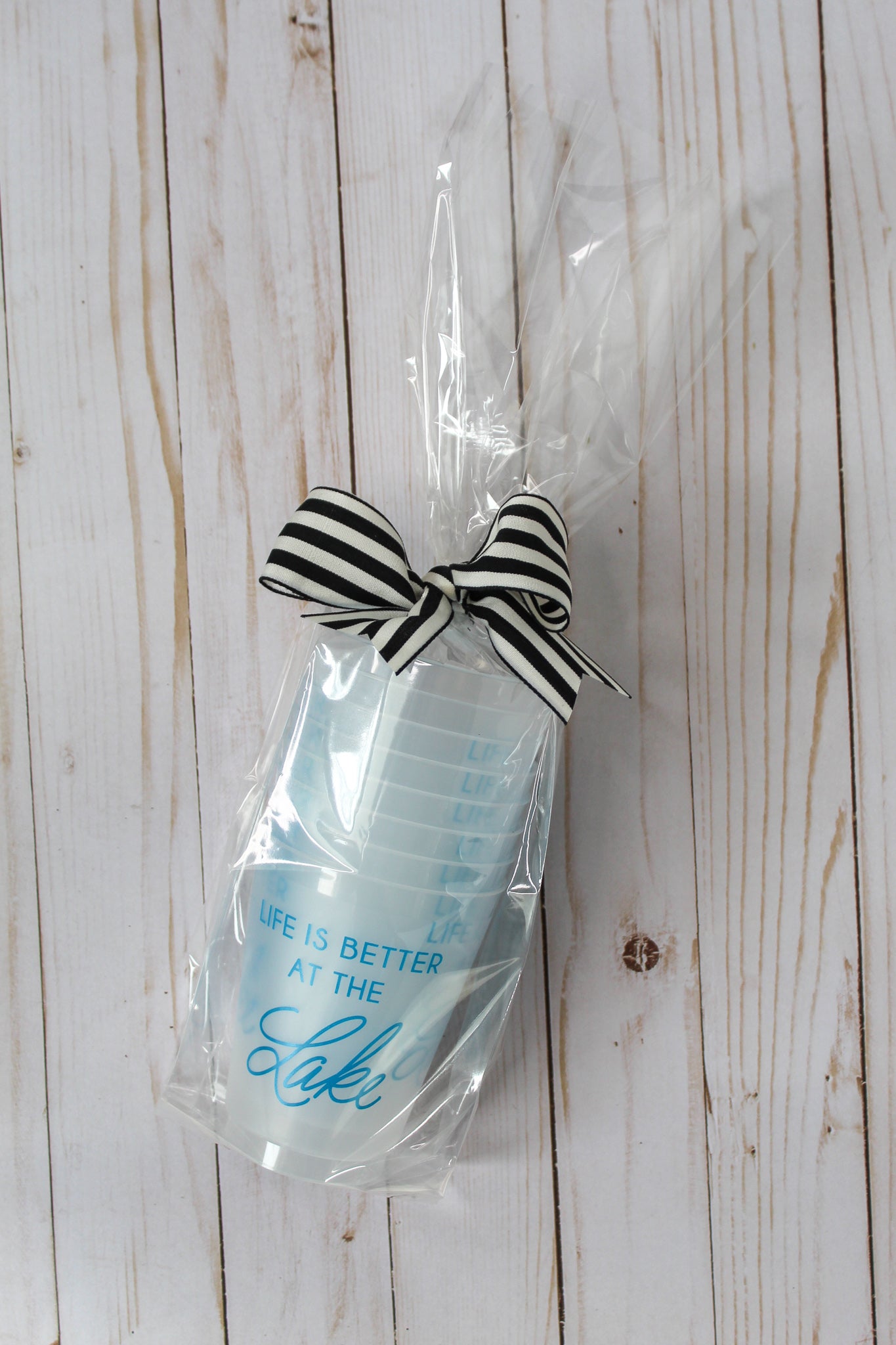 "Life is better at the Lake" party cups, dishwasher safe party cups, shatterproof cups