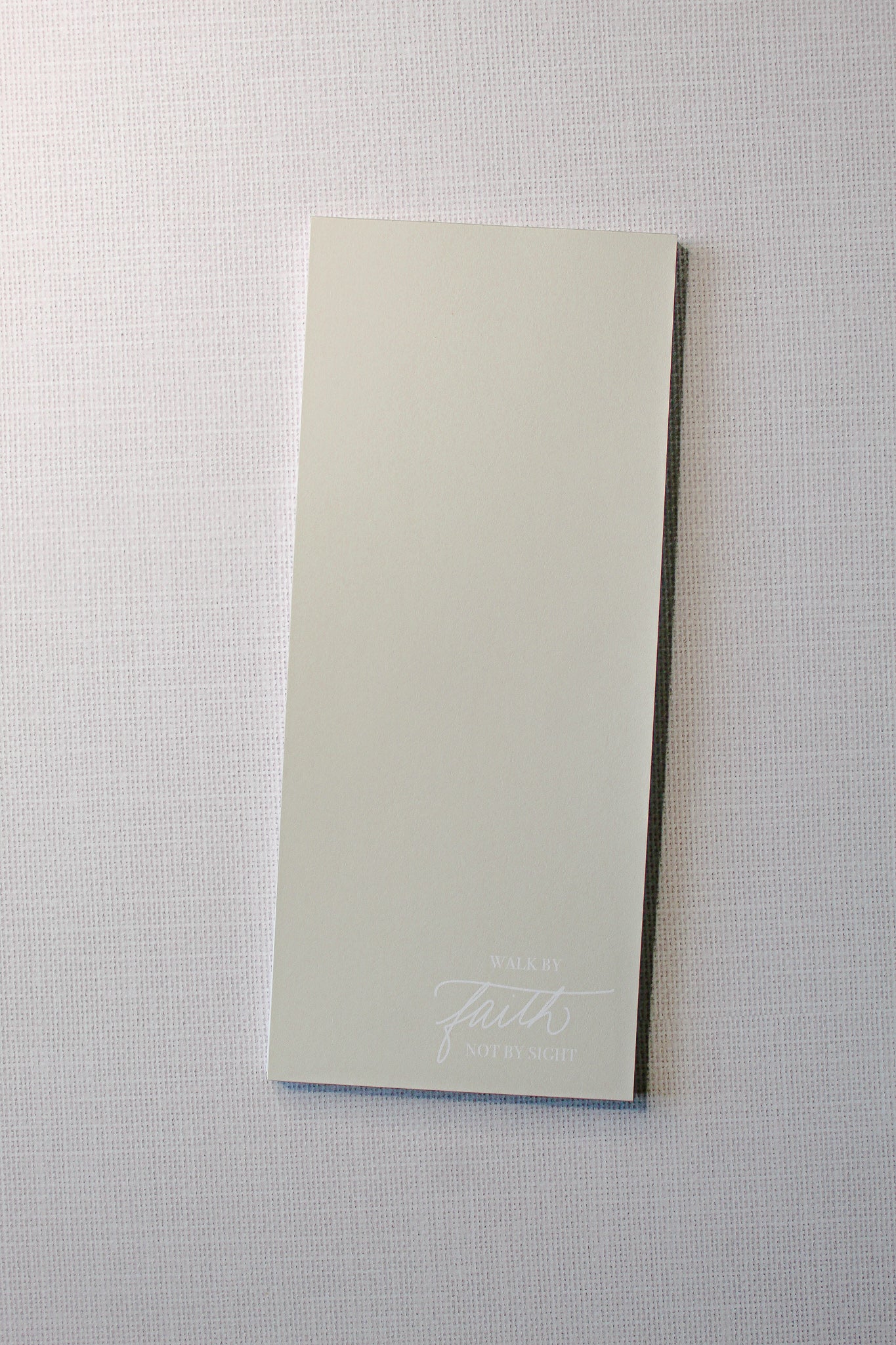 'Walk By Faith' Notepad, Christian Notepad, Notepad with bible verse