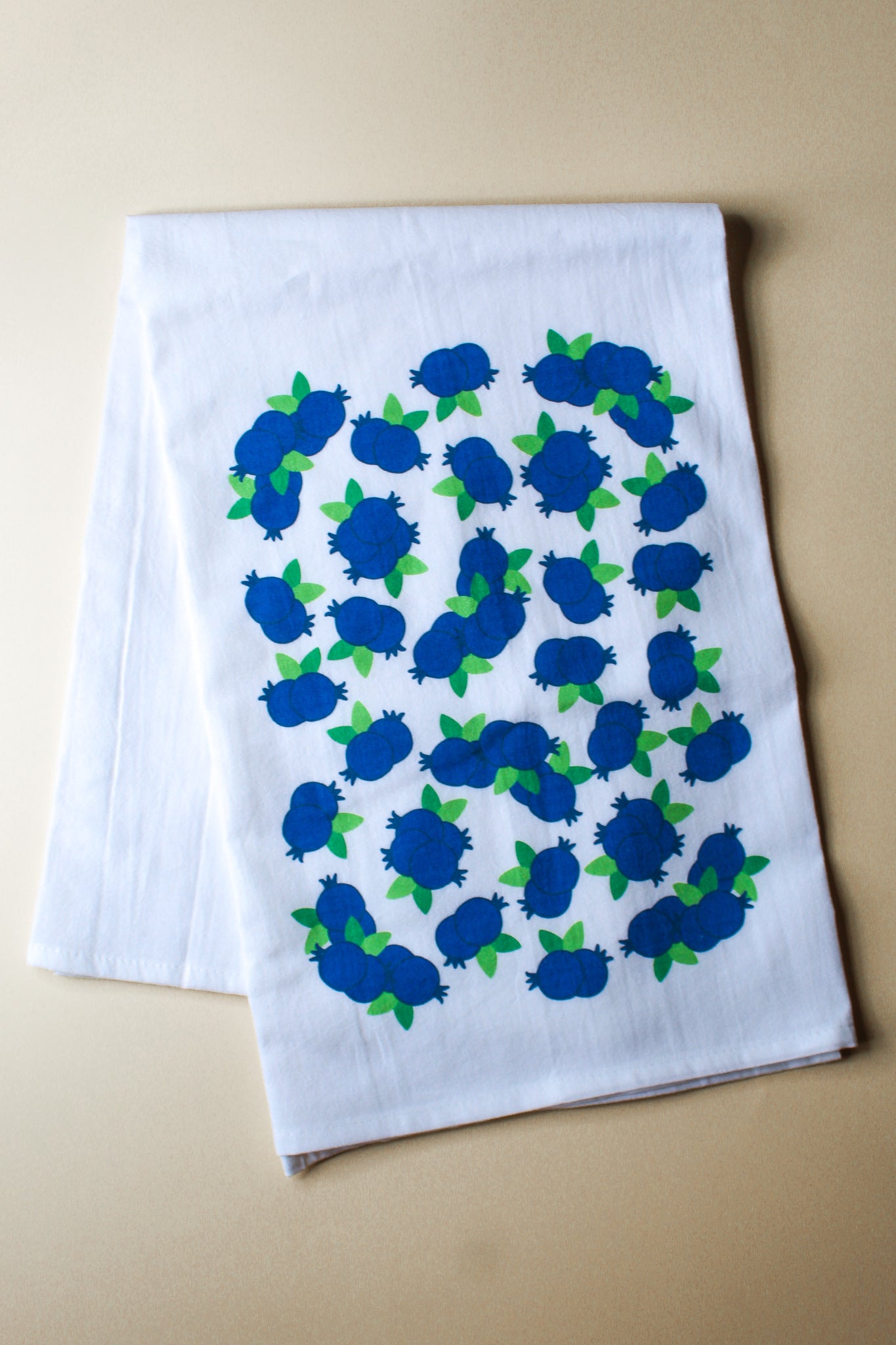 100% cotton tea towels, blueberry cup towels, Summertime tea towels