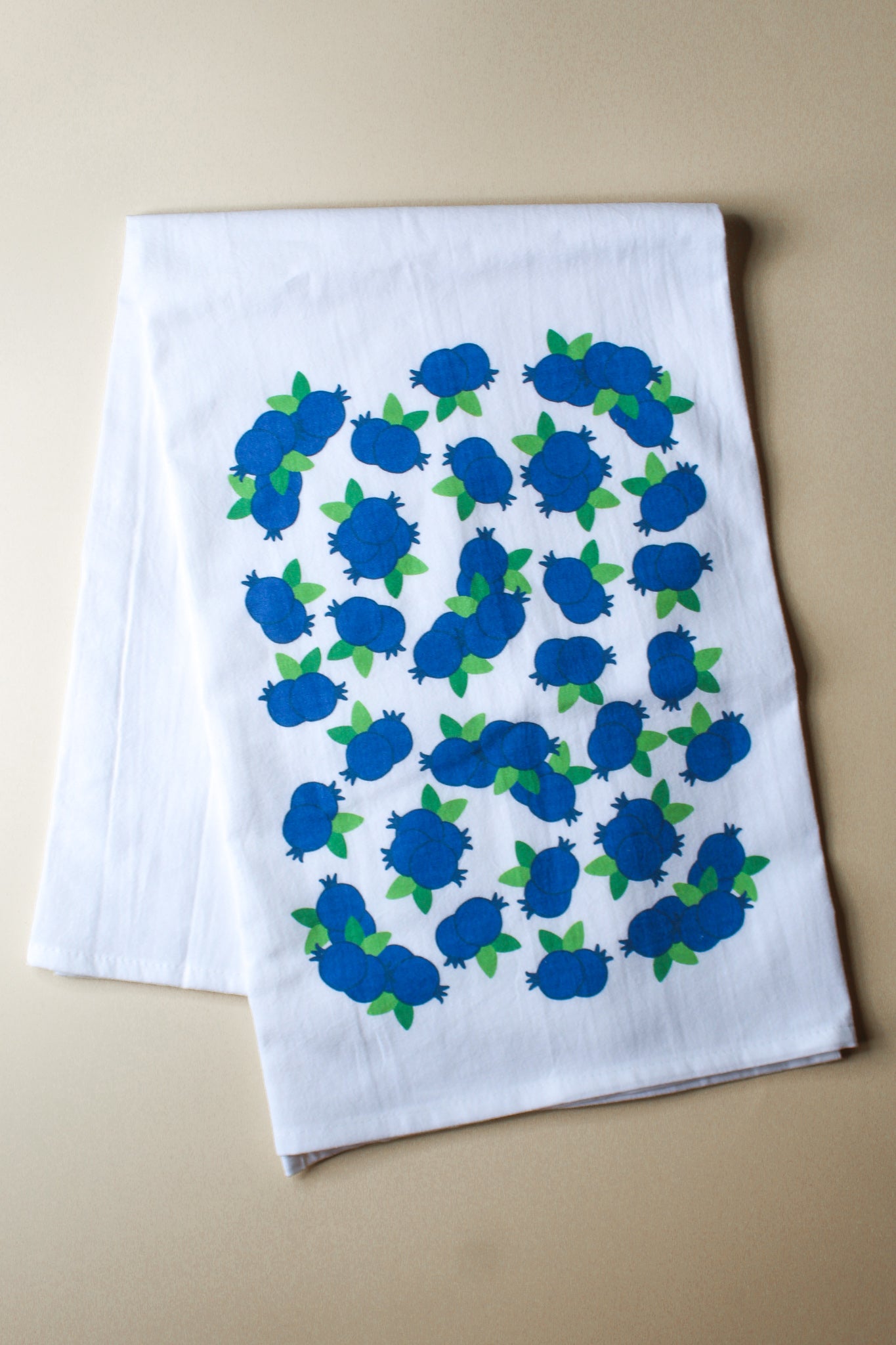 100% cotton tea towels, blueberry cup towels, Summertime tea towels