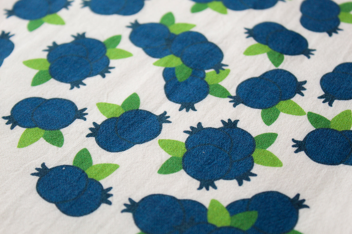 100% cotton tea towels, blueberry cup towels, Summertime tea towels
