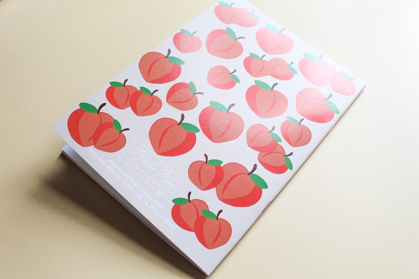 peach journal, summertime journal, prayer journal