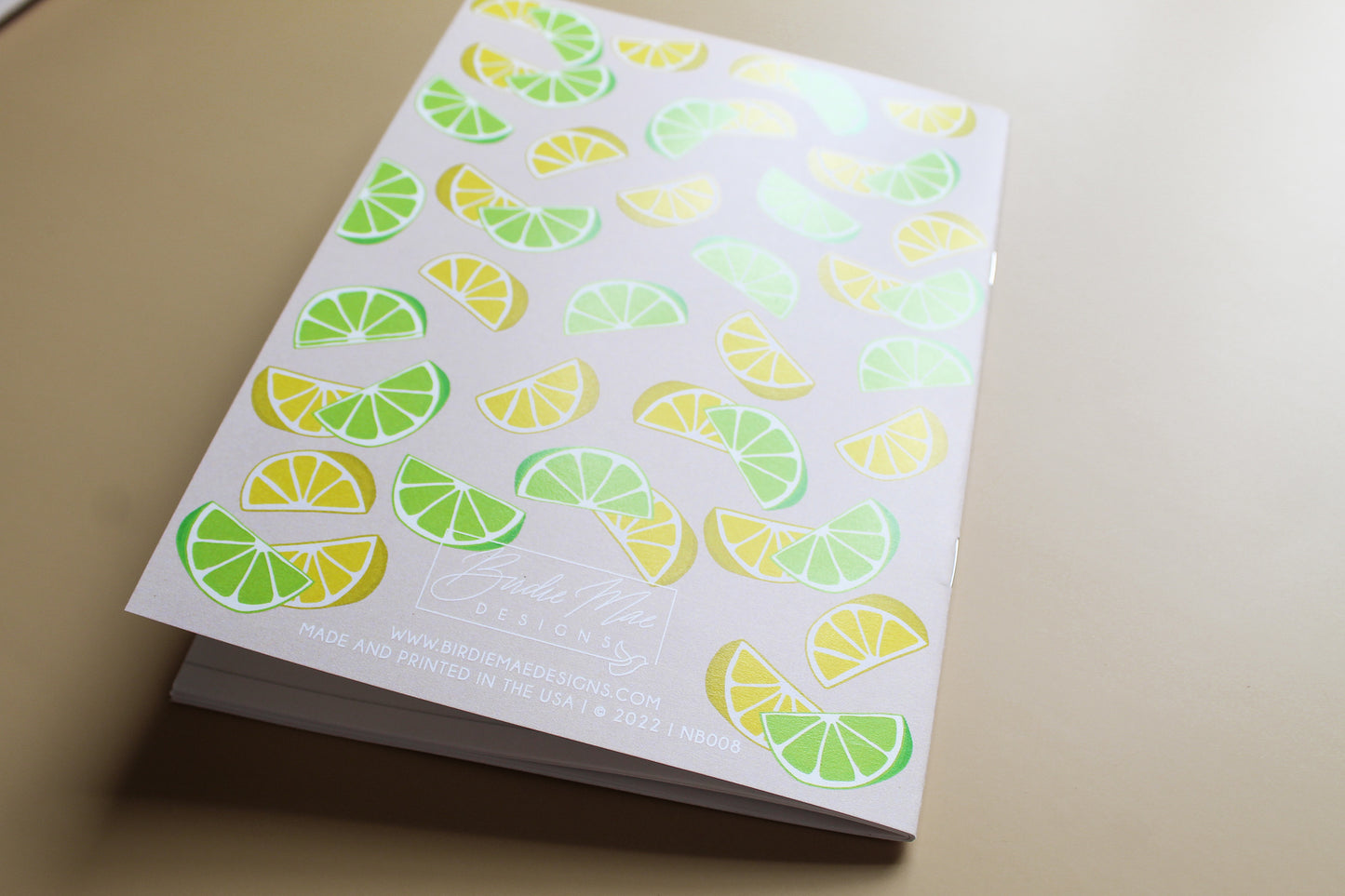 Lemon lime journal, summertime journal, prayer journal