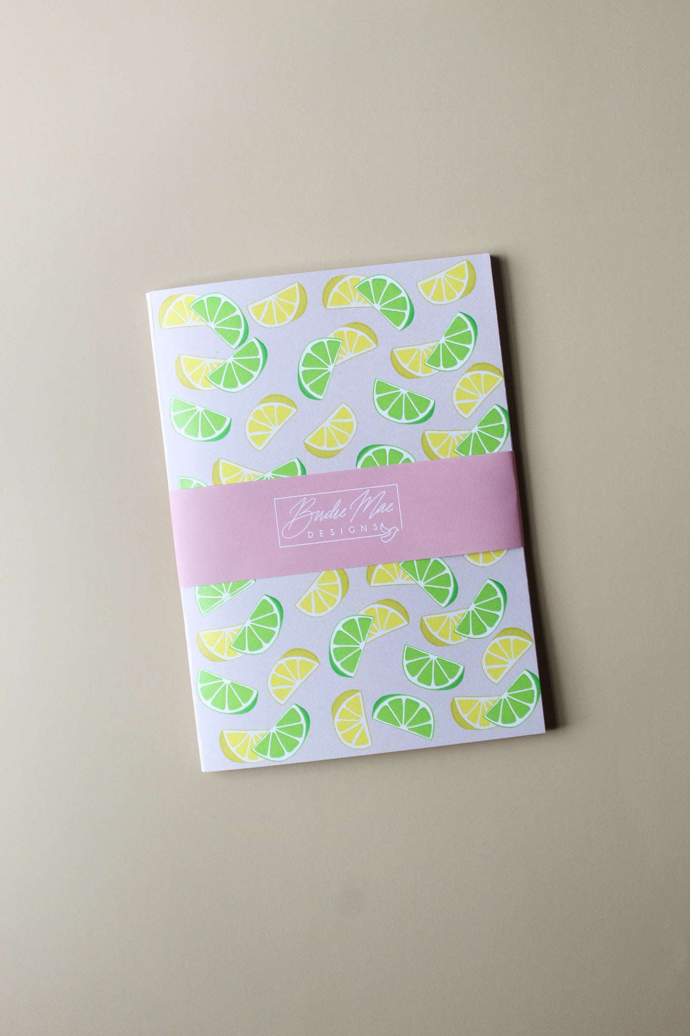 Lemon lime journal, summertime journal, prayer journal