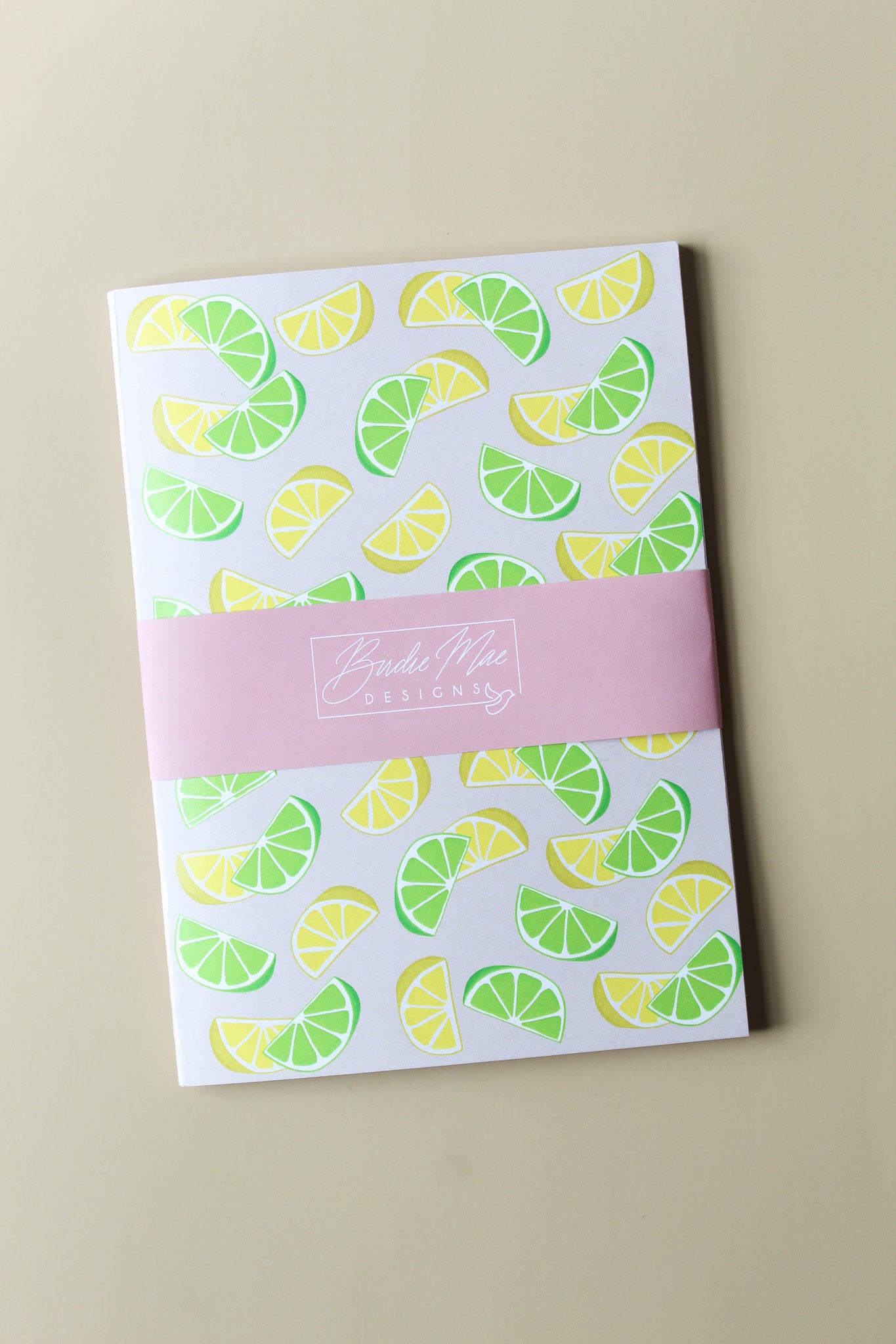 Lemon lime journal, summertime journal, prayer journal