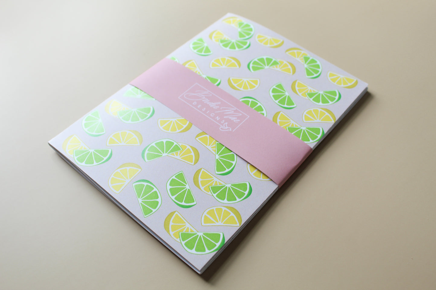 Lemon lime journal, summertime journal, prayer journal