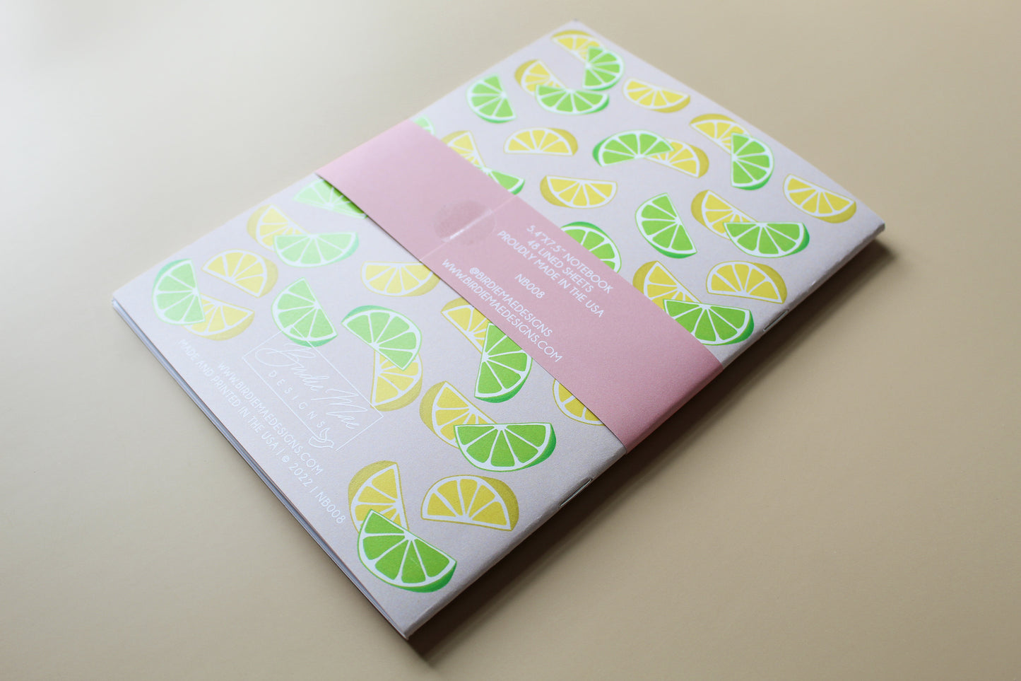Lemon lime journal, summertime journal, prayer journal