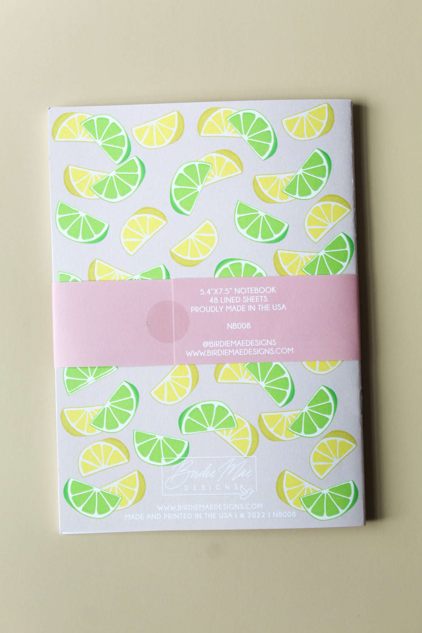 Lemon lime journal, summertime journal, prayer journal