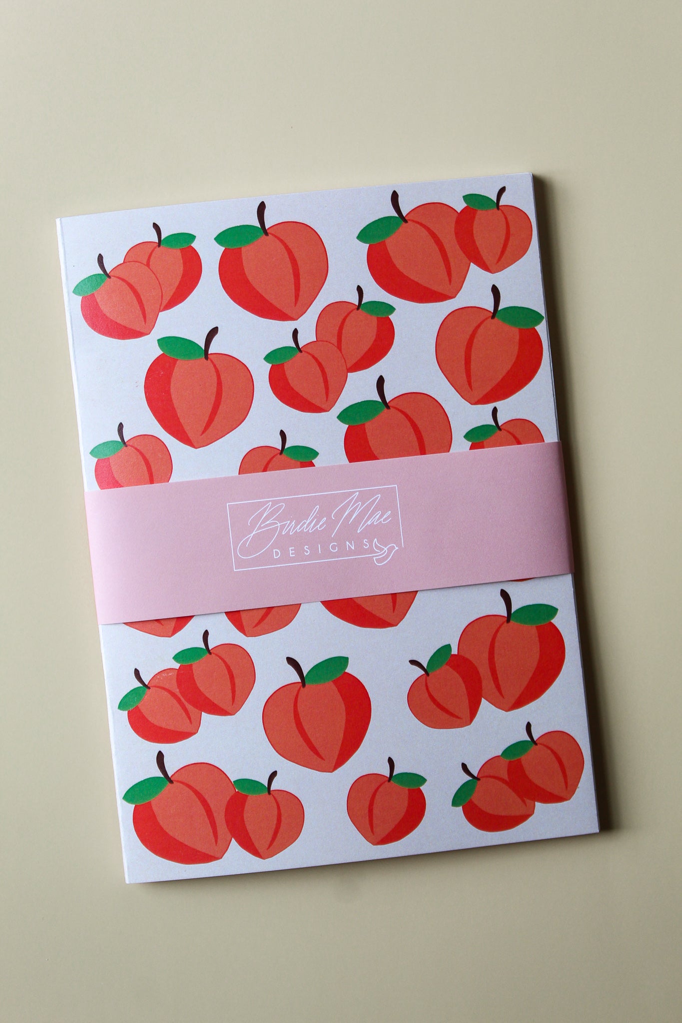peach journal, summertime journal, prayer journal