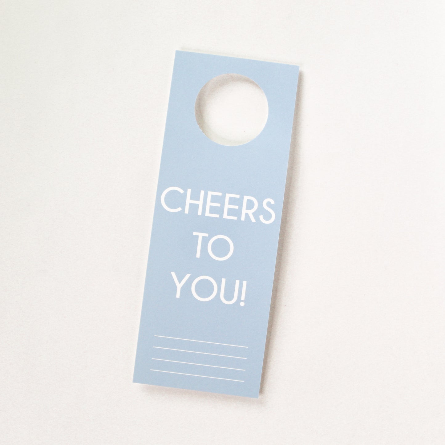 Cheers to You! Bottle Neck Gift Tag