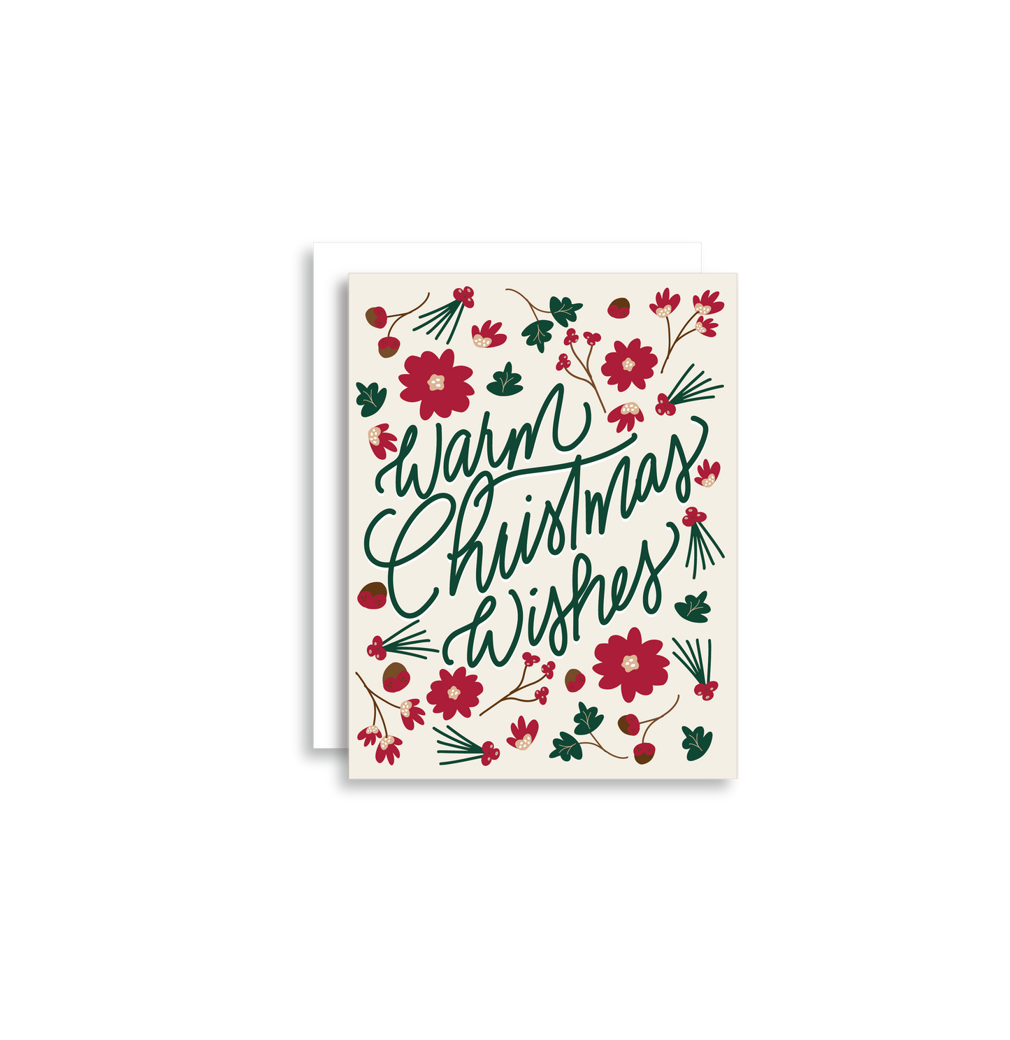 Warm Christmas Wishes Greeting Card