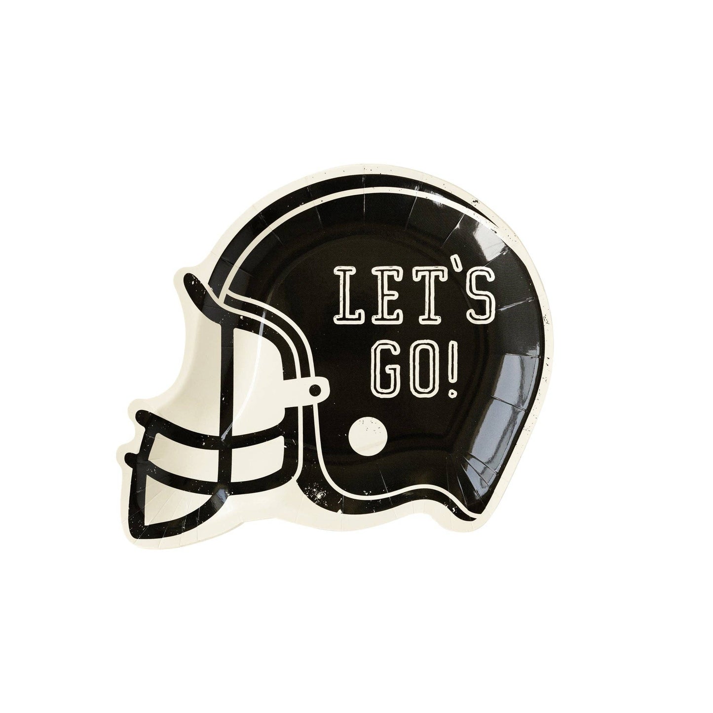football helmet party plates