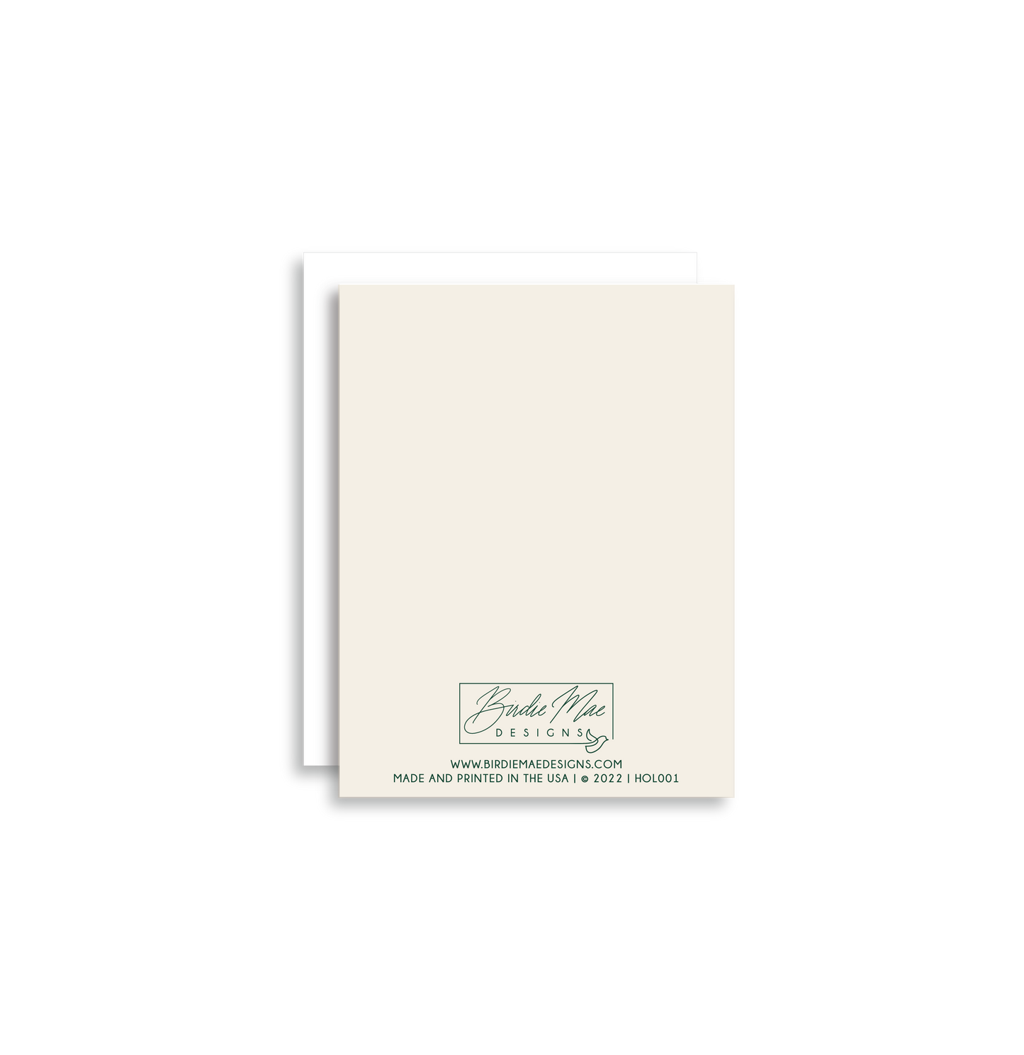 "Good Tidings of Great Joy" Christmas Greeting Card is a festive way to bring joy during the holiday season. Each card is folded to 4.25" tall by 5.5" wide, is blank inside and comes with a matching white envelope. Cards are packaged in cellophane sleeves.